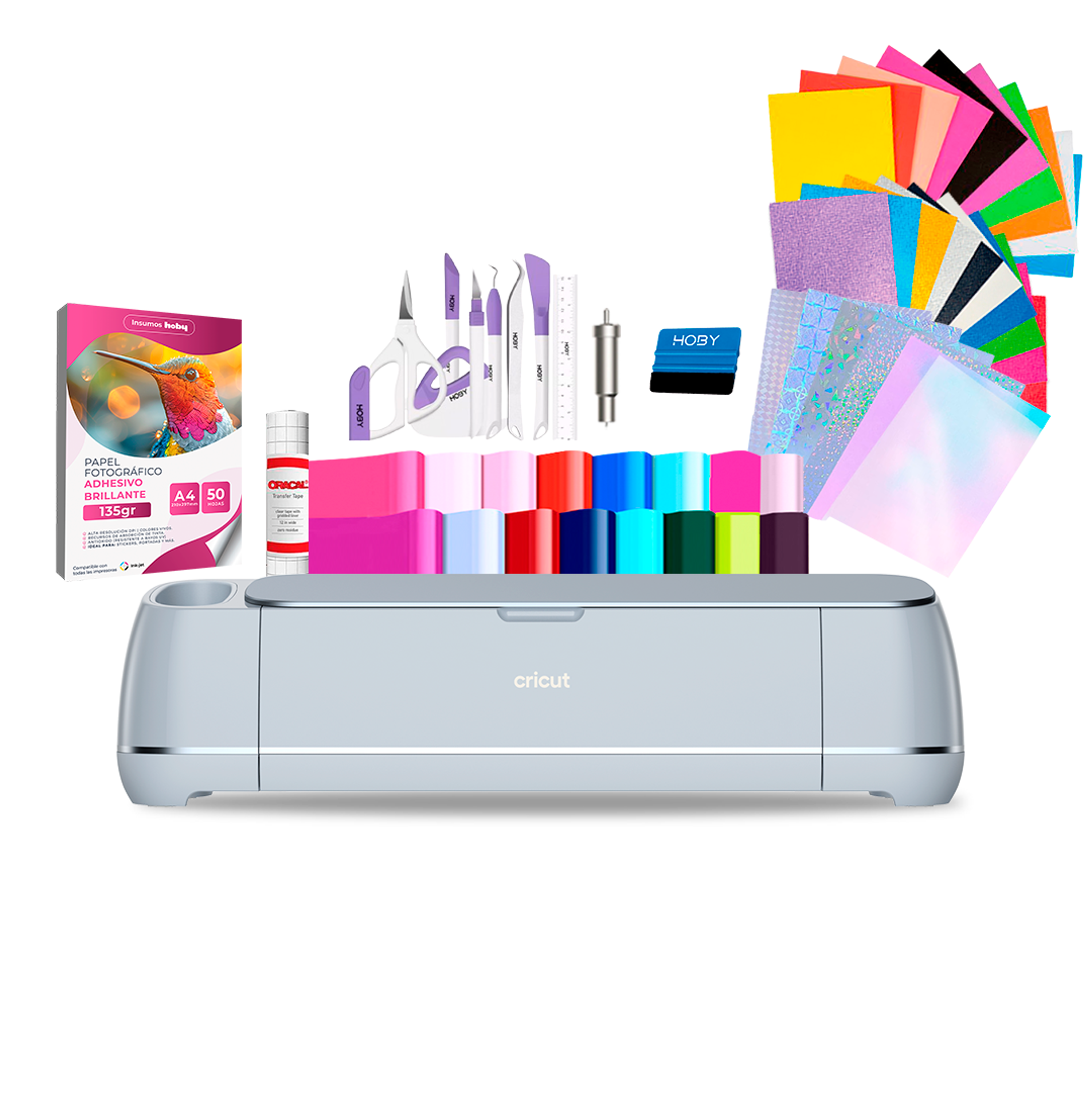 Kit Plotter De Corte Cricut Maker 3 + Insumos y herramientas Cr33 1