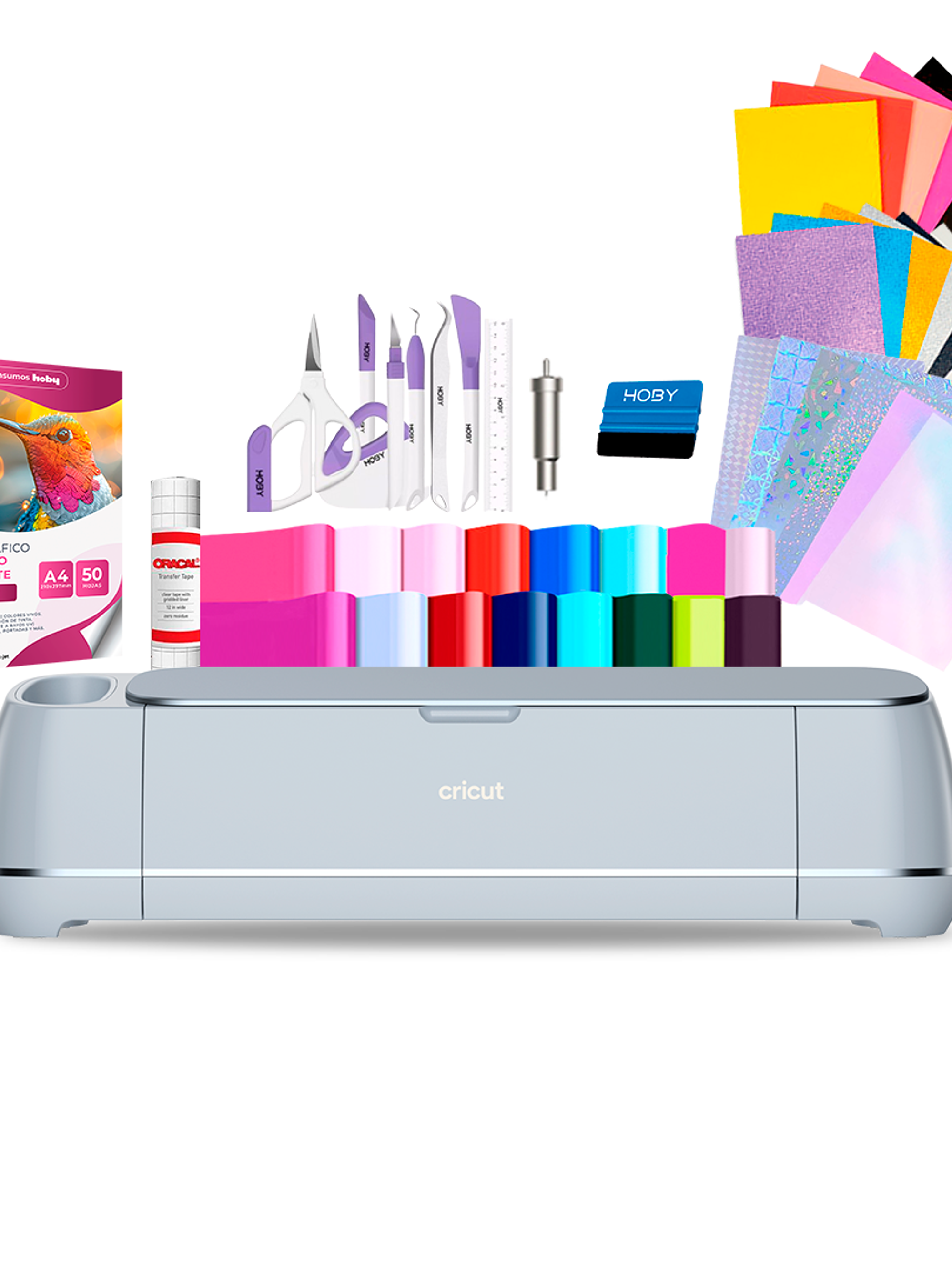 Kit Plotter De Corte Cricut Maker 3 + Insumos y herramientas Cr33 1