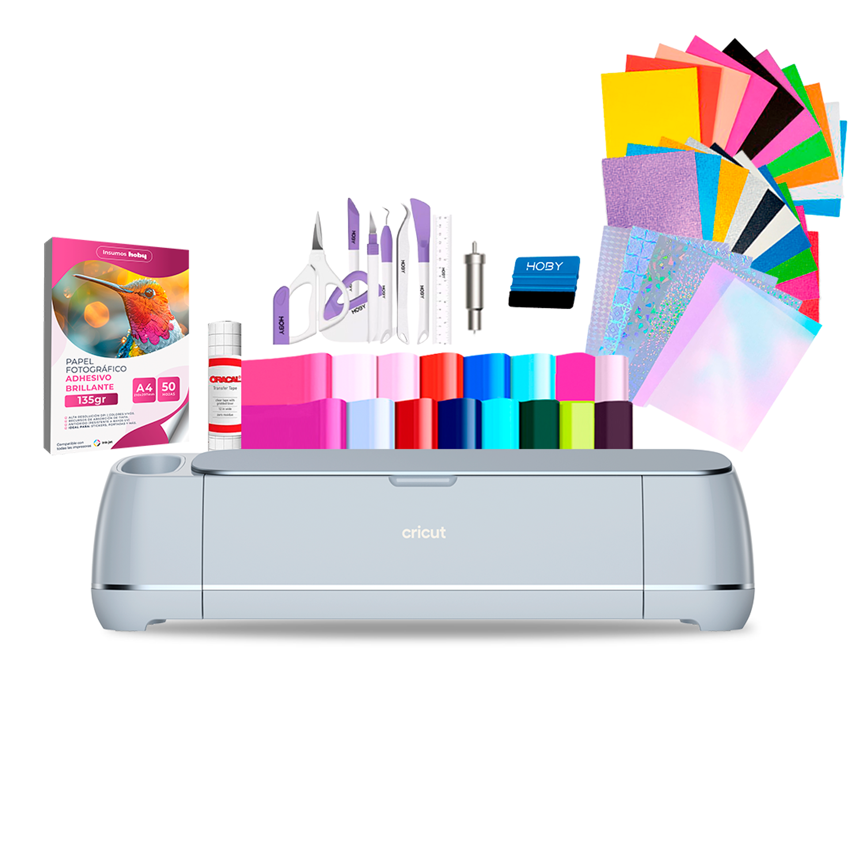 Kit Plotter De Corte Cricut Maker 3 + Insumos y herramientas Cr33 1