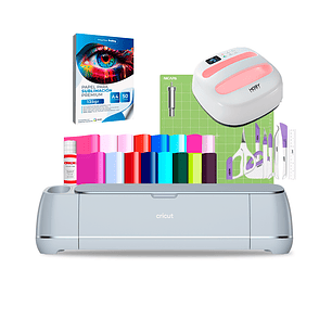 Kit Plotter Cricut Maker 3 + Estampadora 24x24cm HobyPress Cr37