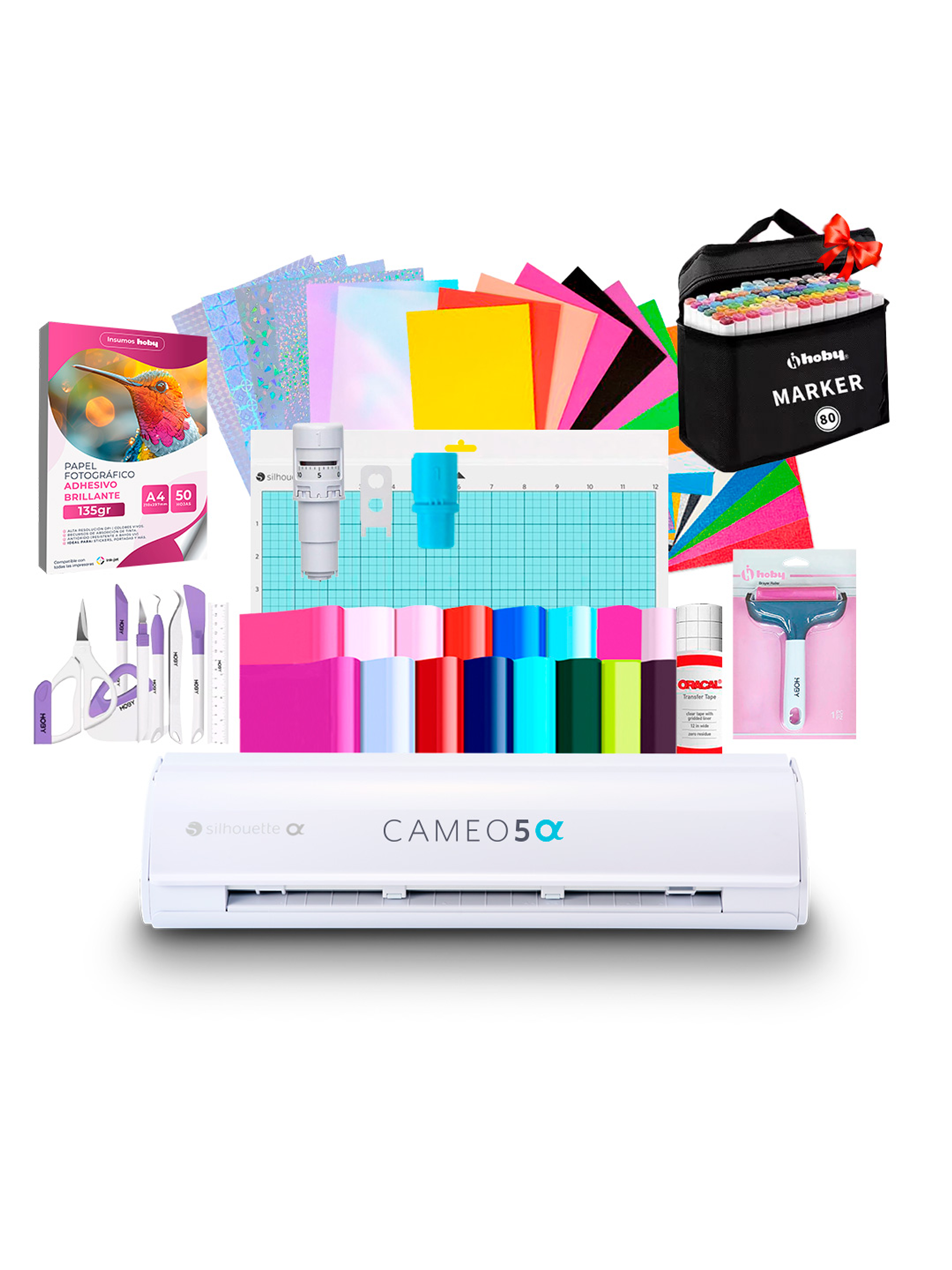 Kit Silhouette Cameo 5 Alfa Full Insumos Y Regalos AB03 / Despacho a partir del 2 de diciembre 1