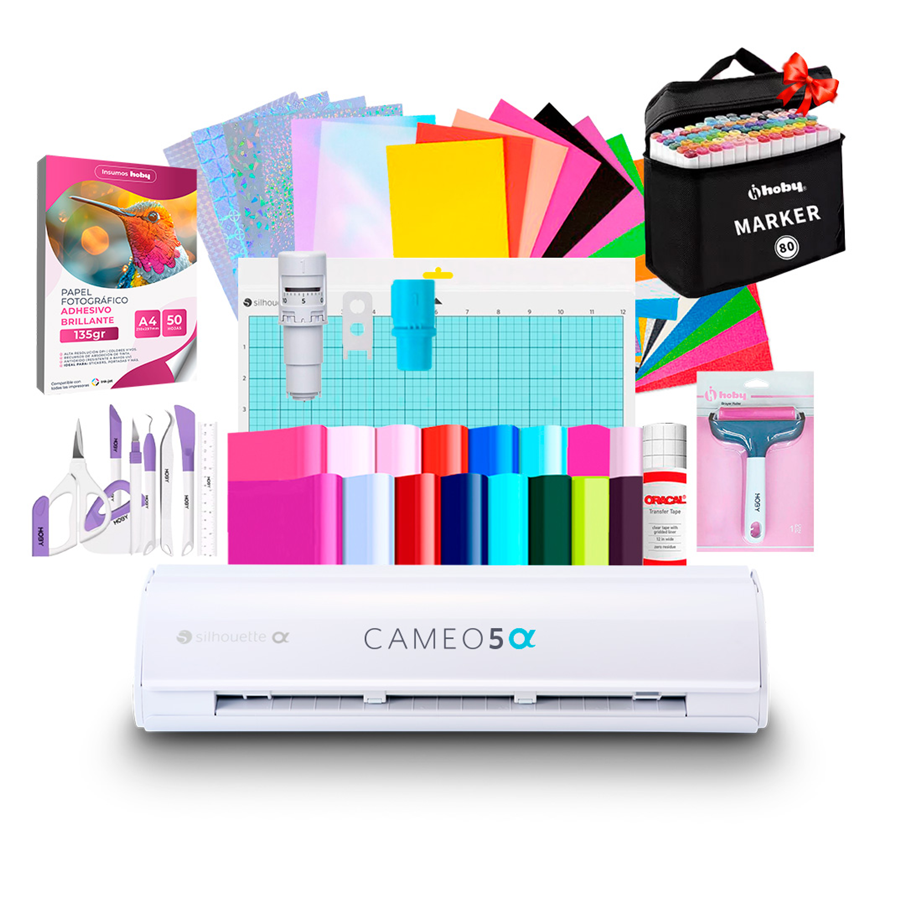Kit Silhouette Cameo 5 Alfa Full Insumos Y Regalos AB03 / Despacho a partir del 2 de diciembre 1