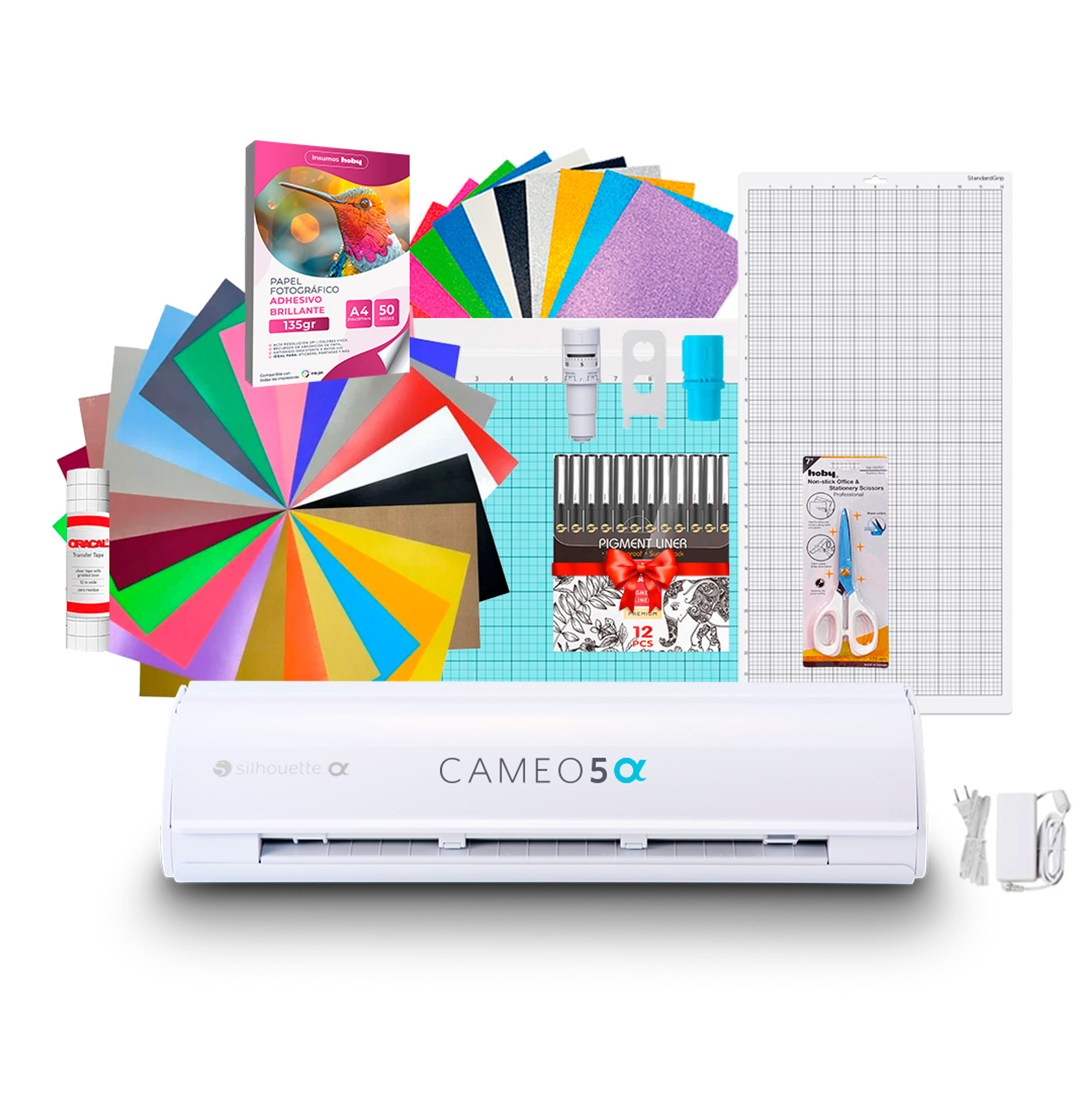 Kit Silhouette Cameo 5 Alfa + Tapete 30x60 Y Regalos Ab05 / Despacho a partir del 2 de diciembre 1