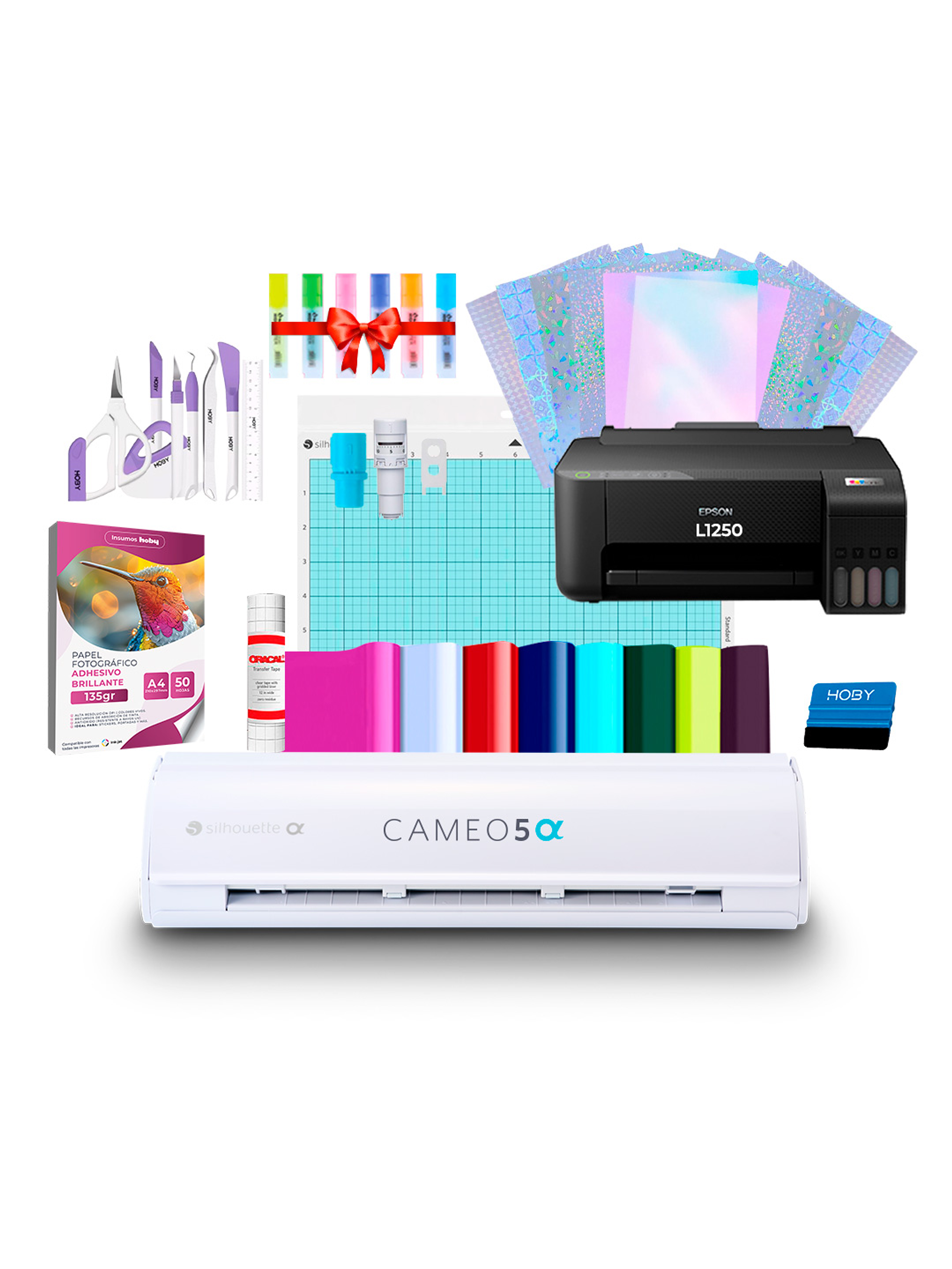 Kit Silhouette Cameo 5 Alfa + Impresora Epson L1250 Ab06 / Despacho a partir del 2 de diciembre 1