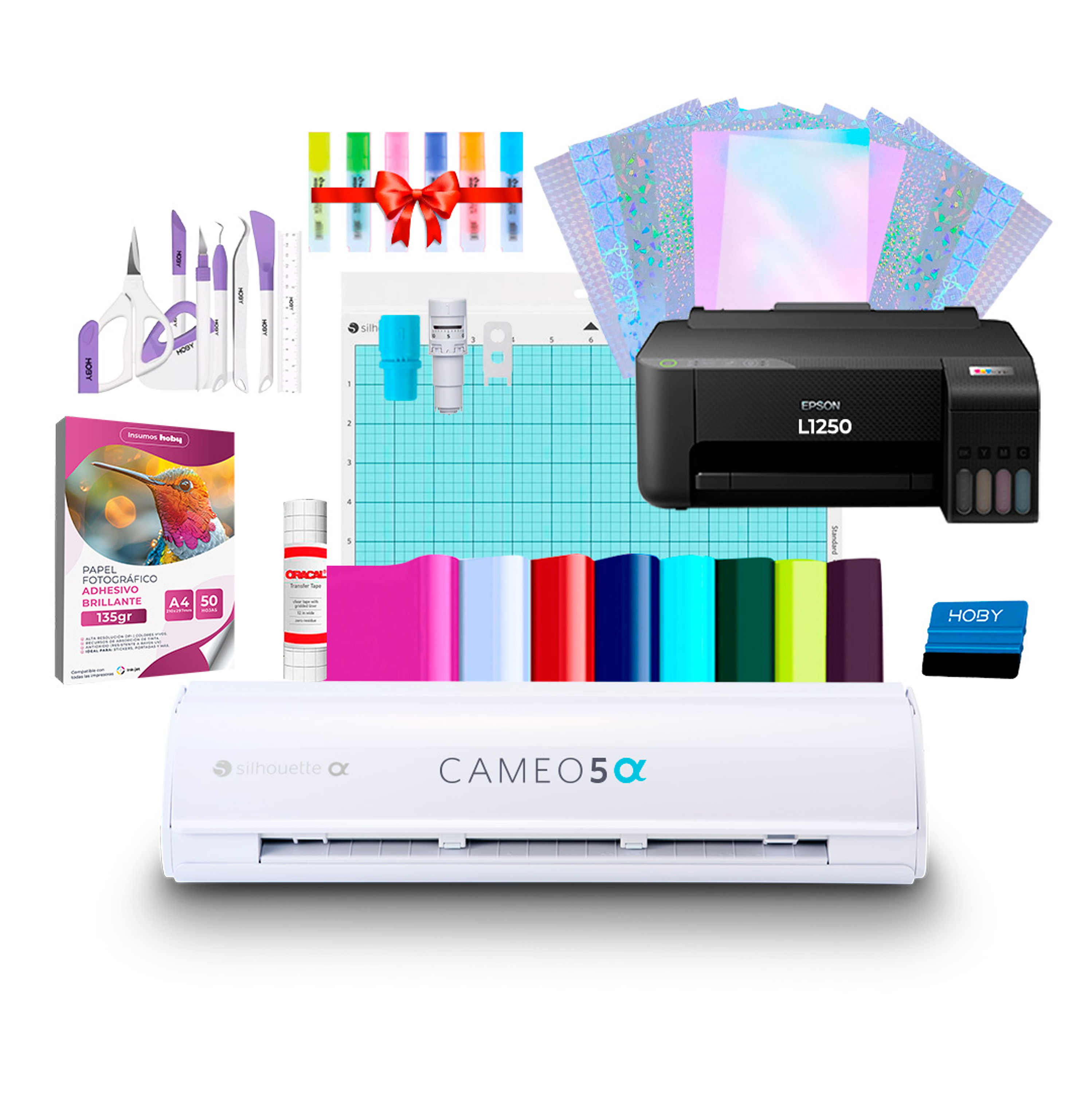 Kit Silhouette Cameo 5 Alfa + Impresora Epson L1250 Ab06 / Despacho a partir del 2 de diciembre 1