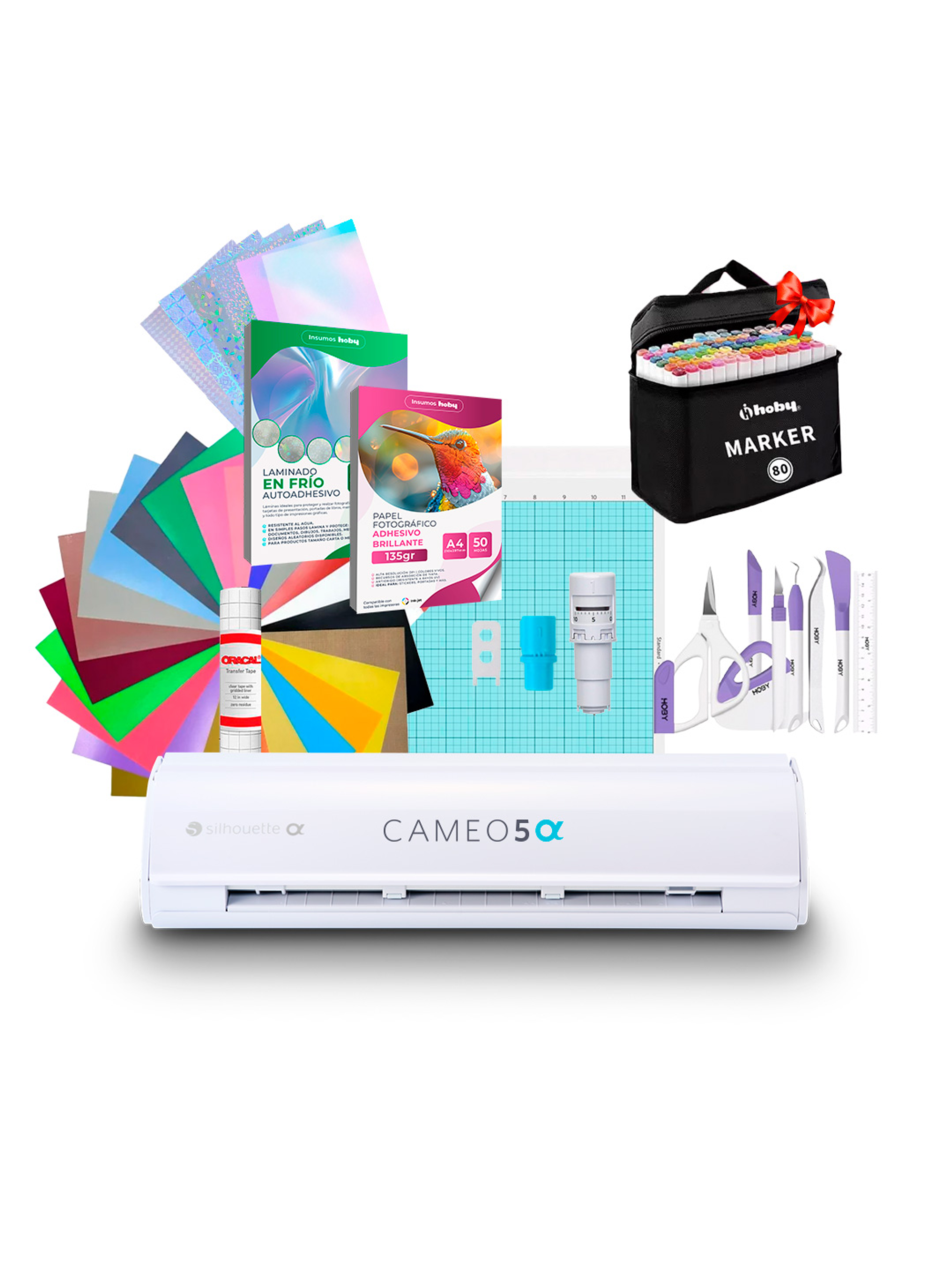 Kit Silhouette Cameo 5 Alfa + Laminado / Kit Stickers AB07 / Despacho a partir del 2 de diciembre 1