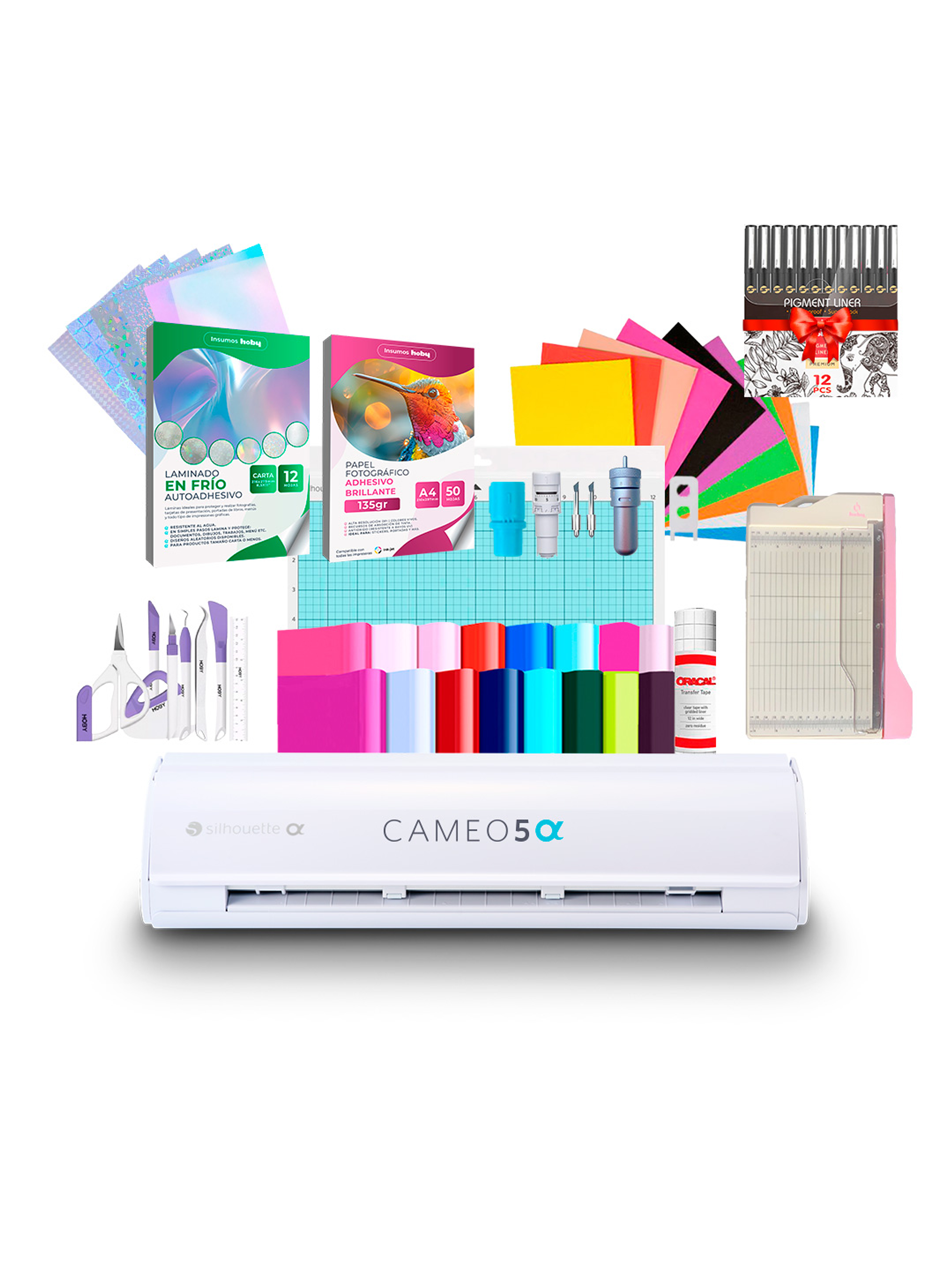 Kit Silhouette Cameo 5 Alfa + M/guillotina + Insumos AB09 / Despacho a partir del 2 de diciembre 1