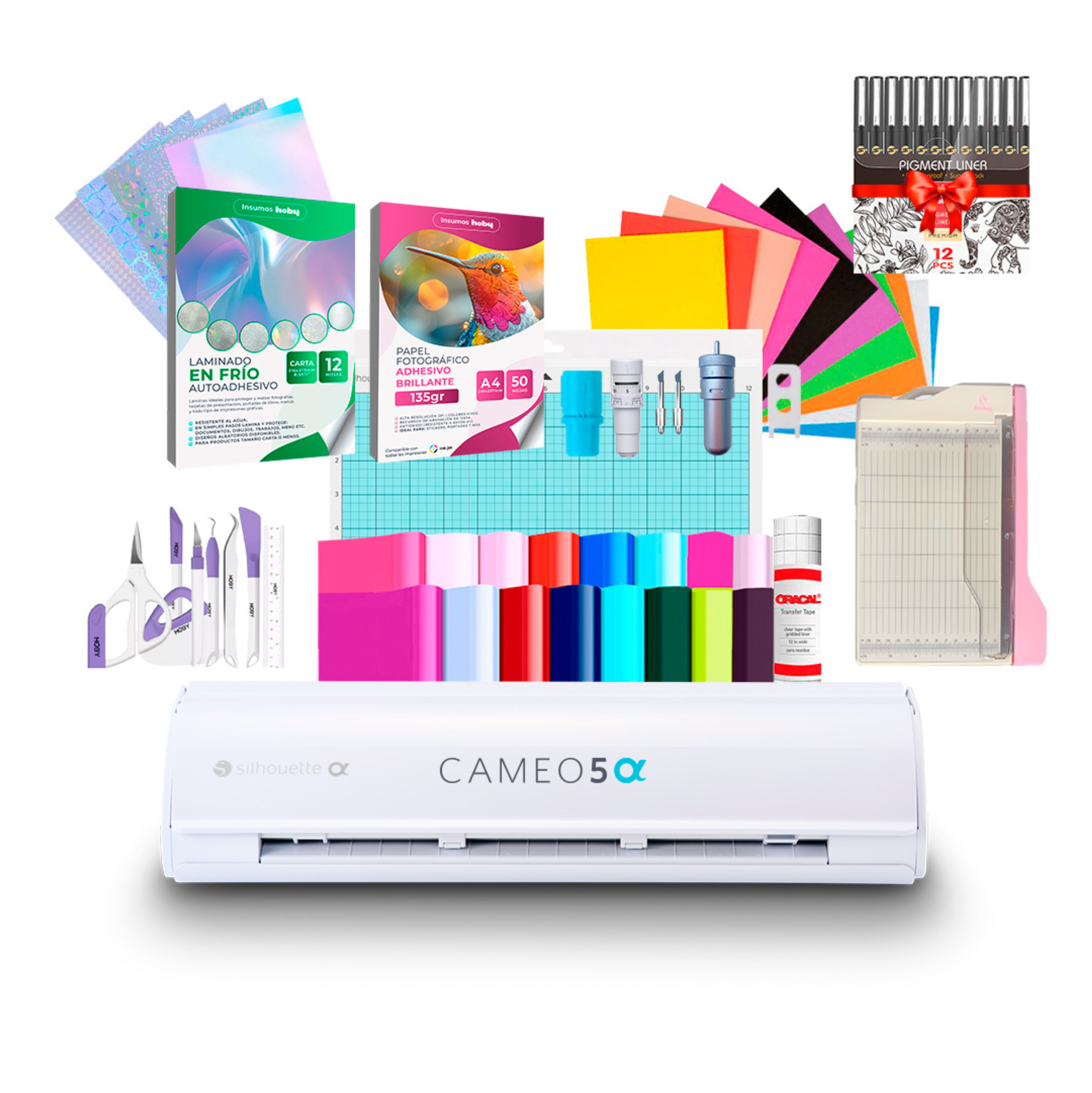 Kit Silhouette Cameo 5 Alfa + M/guillotina + Insumos AB09 / Despacho a partir del 2 de diciembre 1