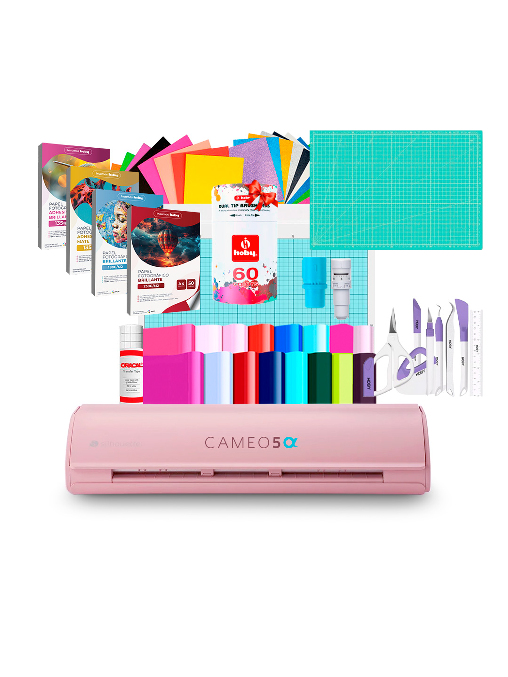 Kit Silhouette Cameo 5 Alfa + Set De Papeles AR02 / Despacho a partir del 2 de diciembre 1