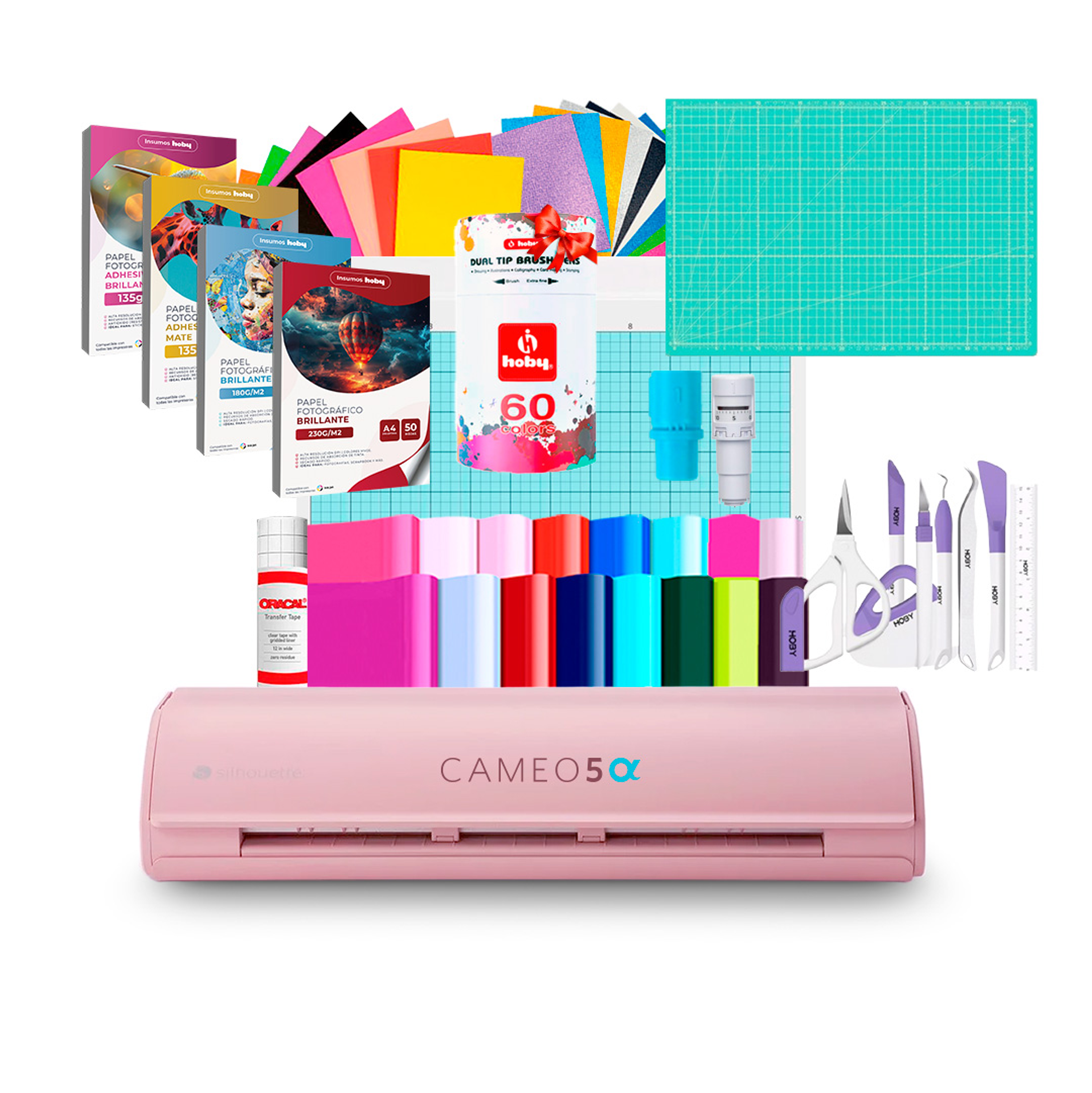 Kit Silhouette Cameo 5 Alfa + Set De Papeles AR02 / Despacho a partir del 2 de diciembre 1