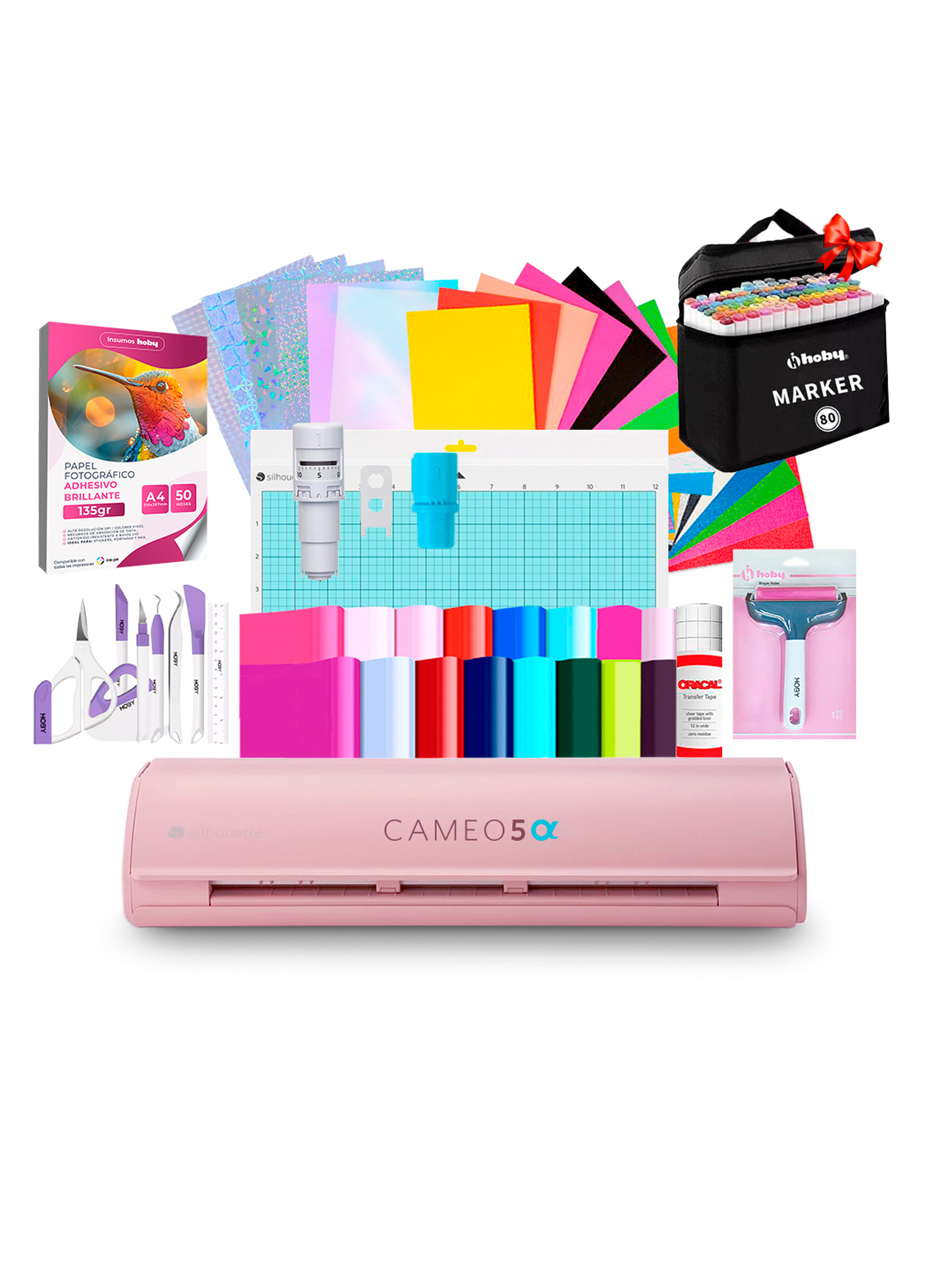 Kit Silhouette Cameo 5 Alfa Full Insumos Y Regalos AR03 / Despacho a partir del 2 de diciembre 1