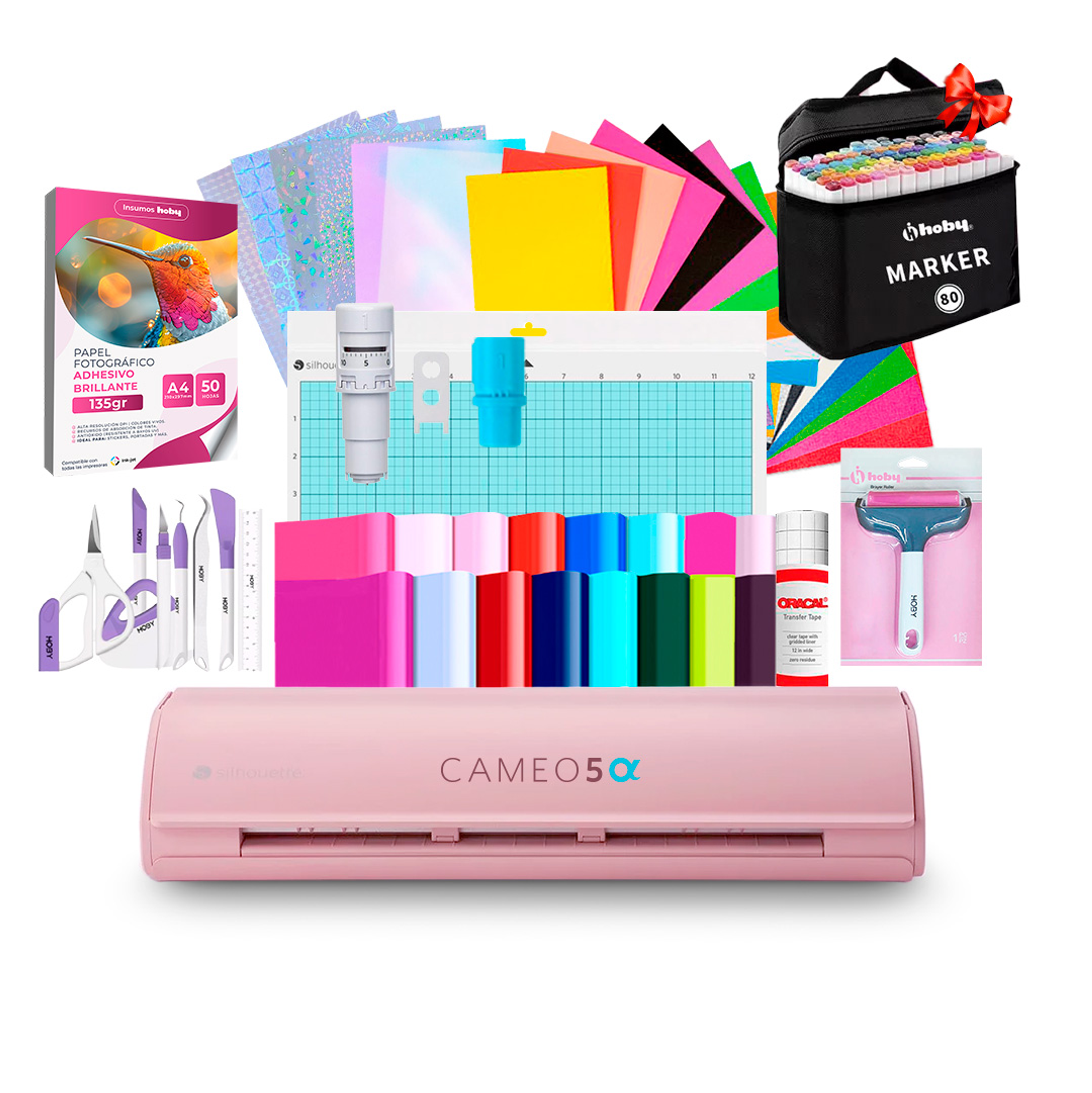 Kit Silhouette Cameo 5 Alfa Full Insumos Y Regalos AR03 / Despacho a partir del 2 de diciembre 1
