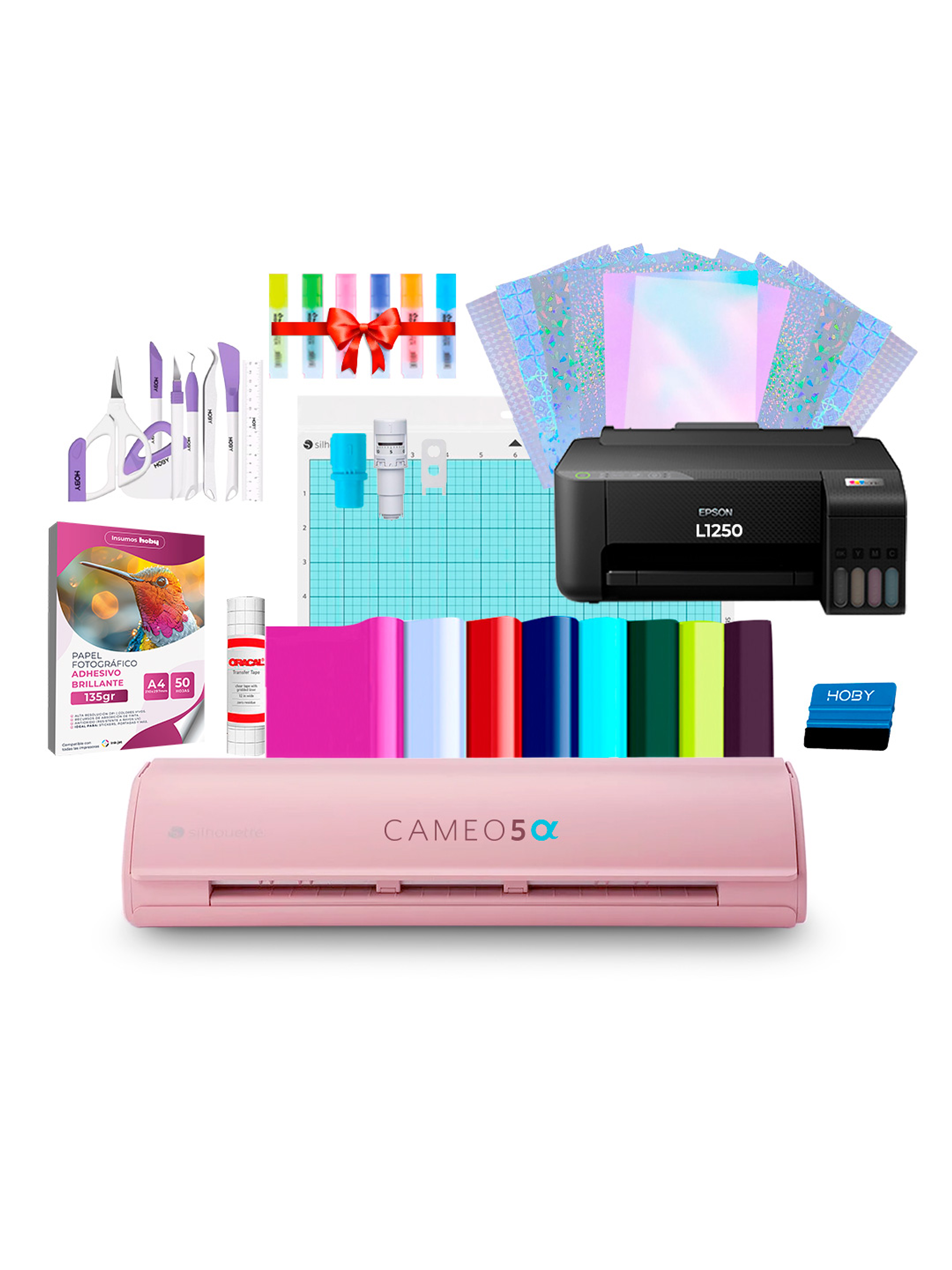 Kit Silhouette Cameo 5 Alfa + Impresora Epson L1250 AR06 / Despacho a partir del 2 de diciembre 1