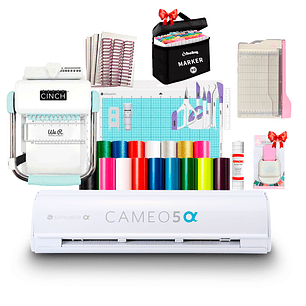Kit Silhouette Cameo 5 Vinilos + Kit Cinch Redonda Z91
