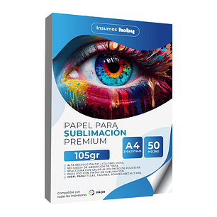 Papel de sublimación Hoby Premium - 50 hojas