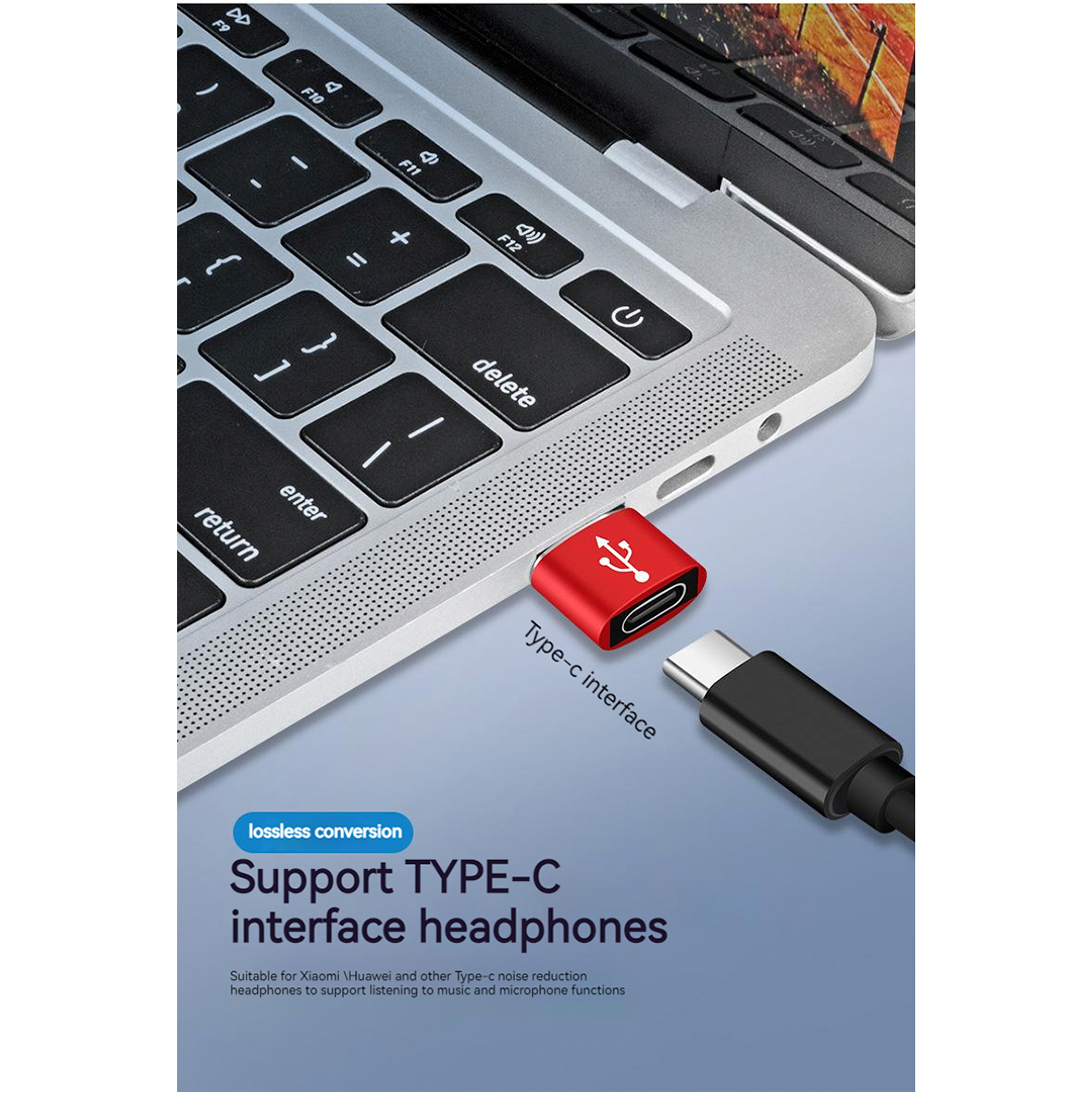 Mini Adaptador Tipo C Hembra A Usb Macho 3.0 6