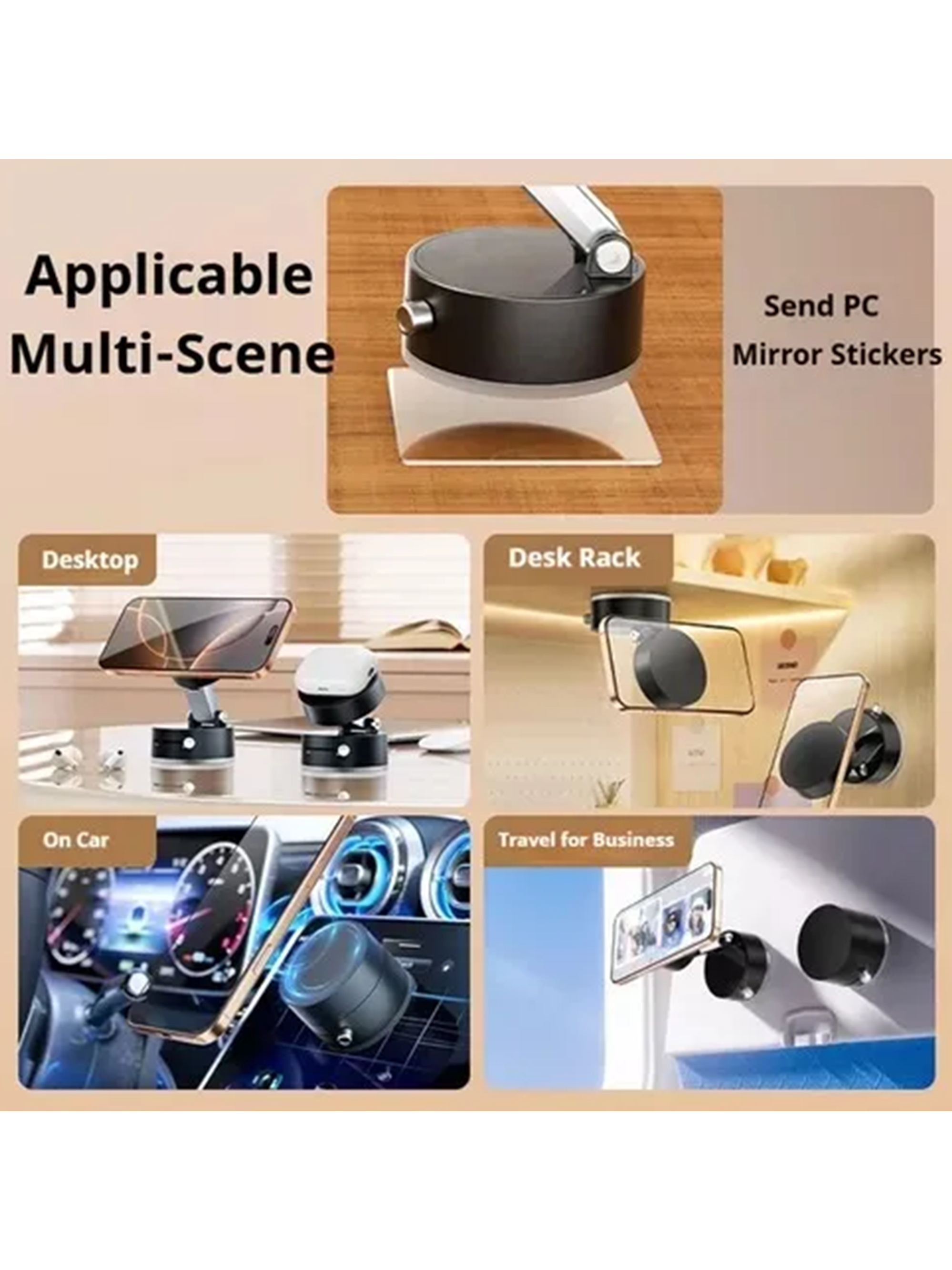 Soporte Magnético De Succión Al Vacío Para Teléfono 5