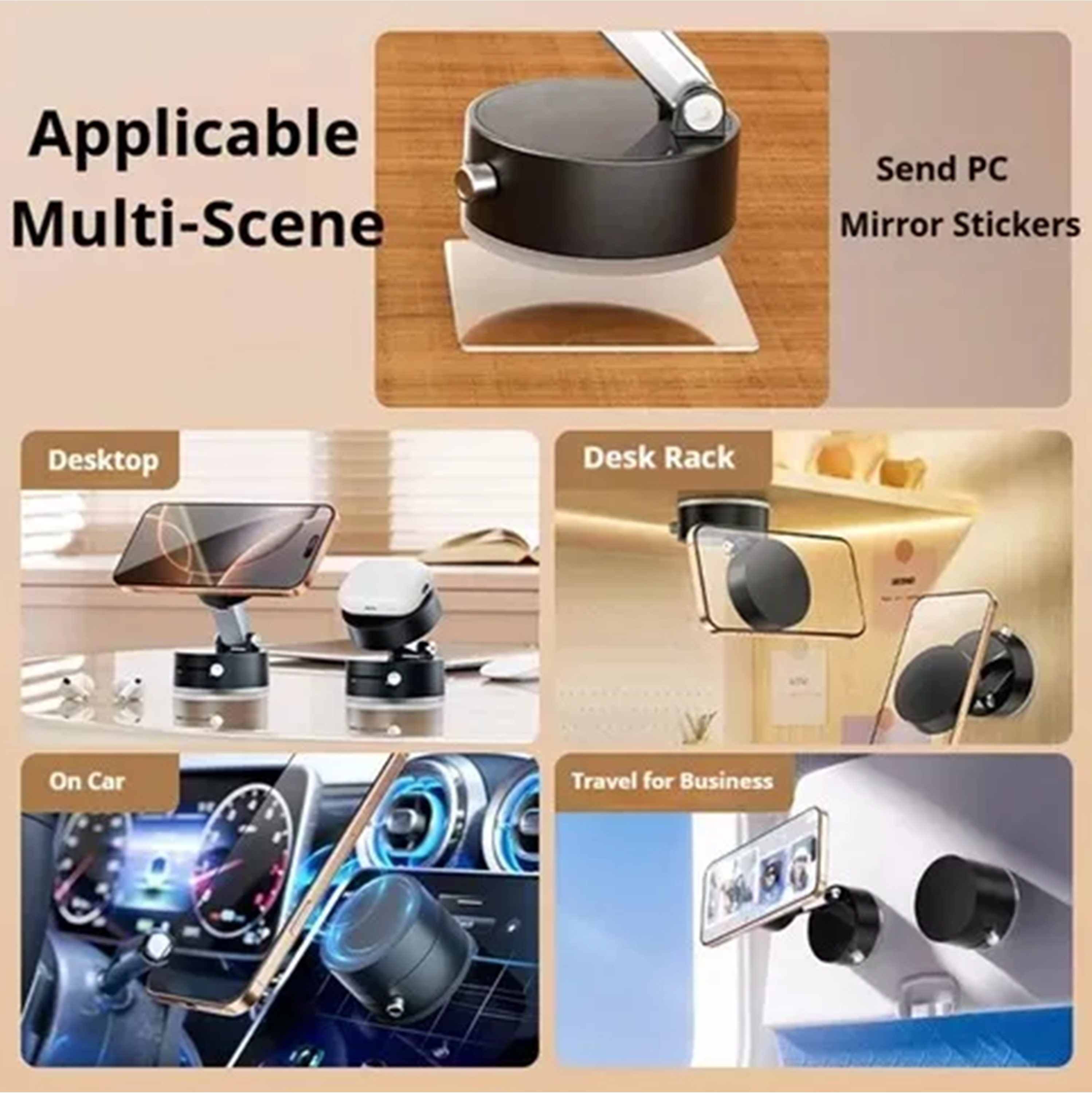 Soporte Magnético De Succión Al Vacío Para Teléfono 5