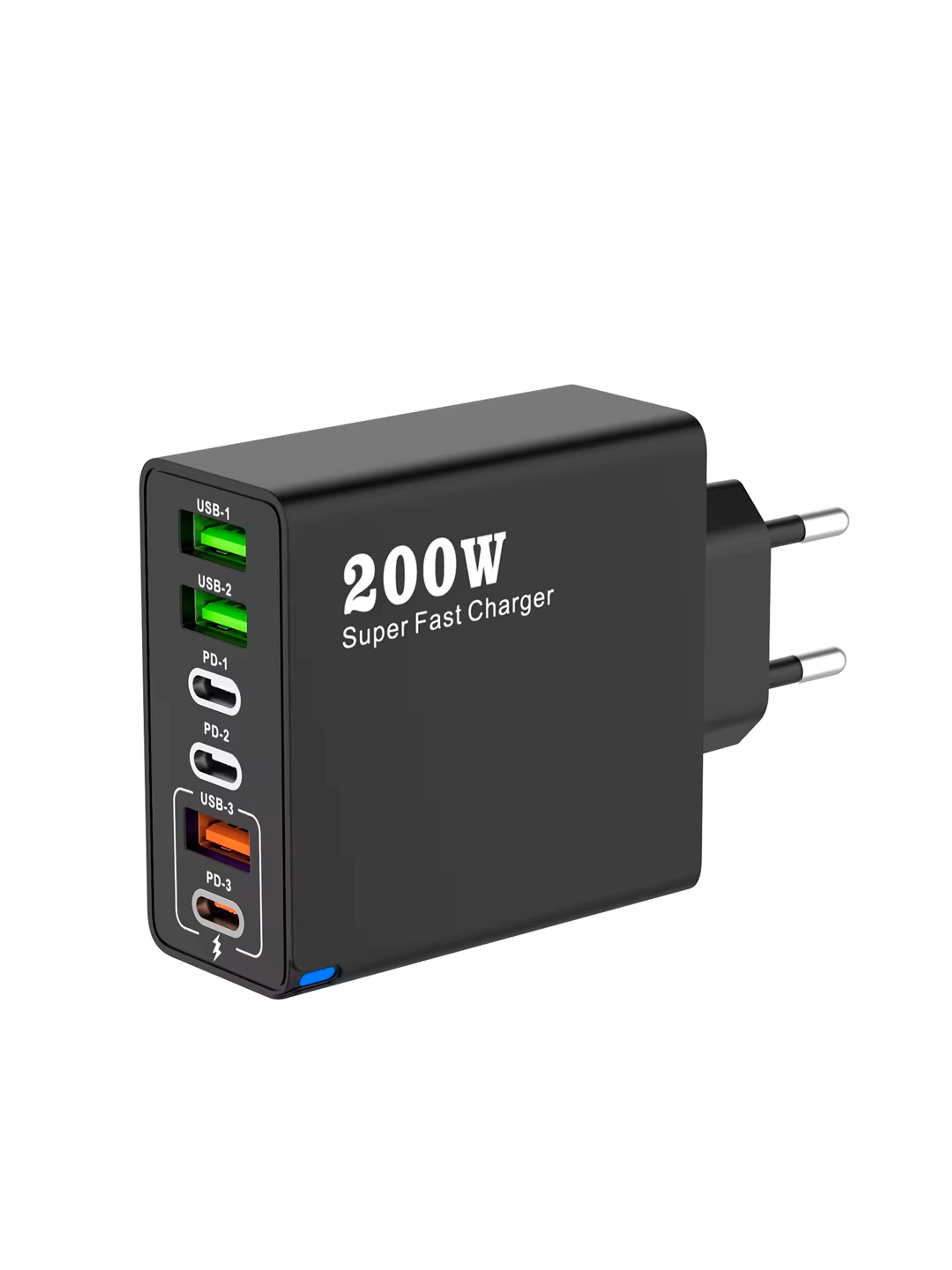 Cargador Múltiple 200w Compatible Con Iphone Android Usb-c 1