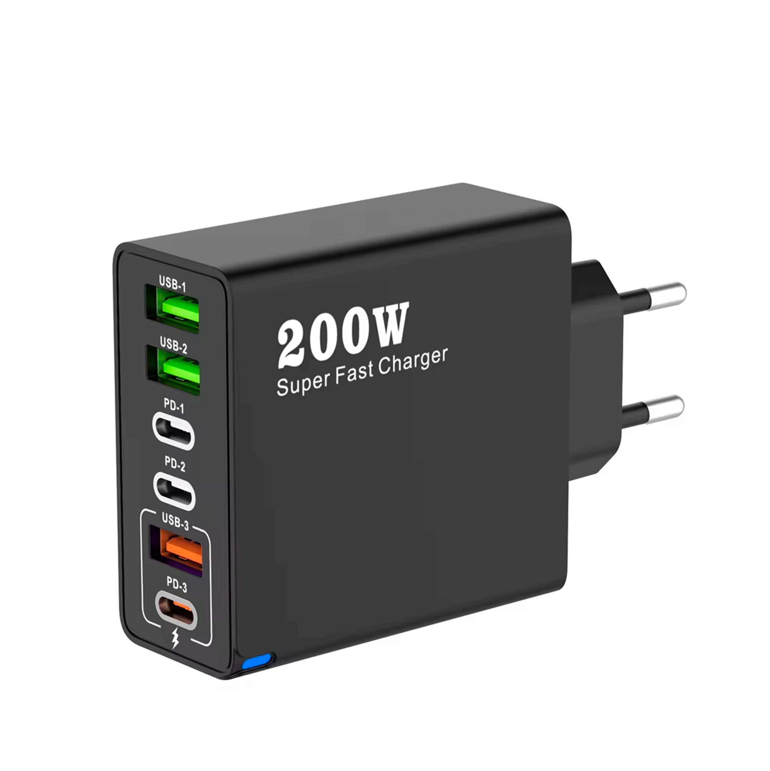 Cargador Múltiple 200w Compatible Con Iphone Android Usb-c 1