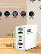 Cargador Múltiple 200w Compatible Con Iphone Android Usb-c - Miniatura 4