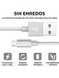 Cable Trenzado Reforzado Usb A Micro Usb 1 Metro 100w - Miniatura 2