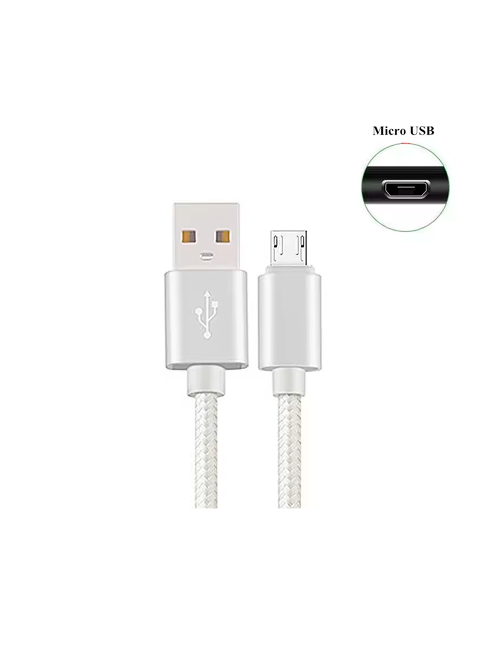 Cable Trenzado Reforzado Usb A Micro Usb 1 Metro 100w 4