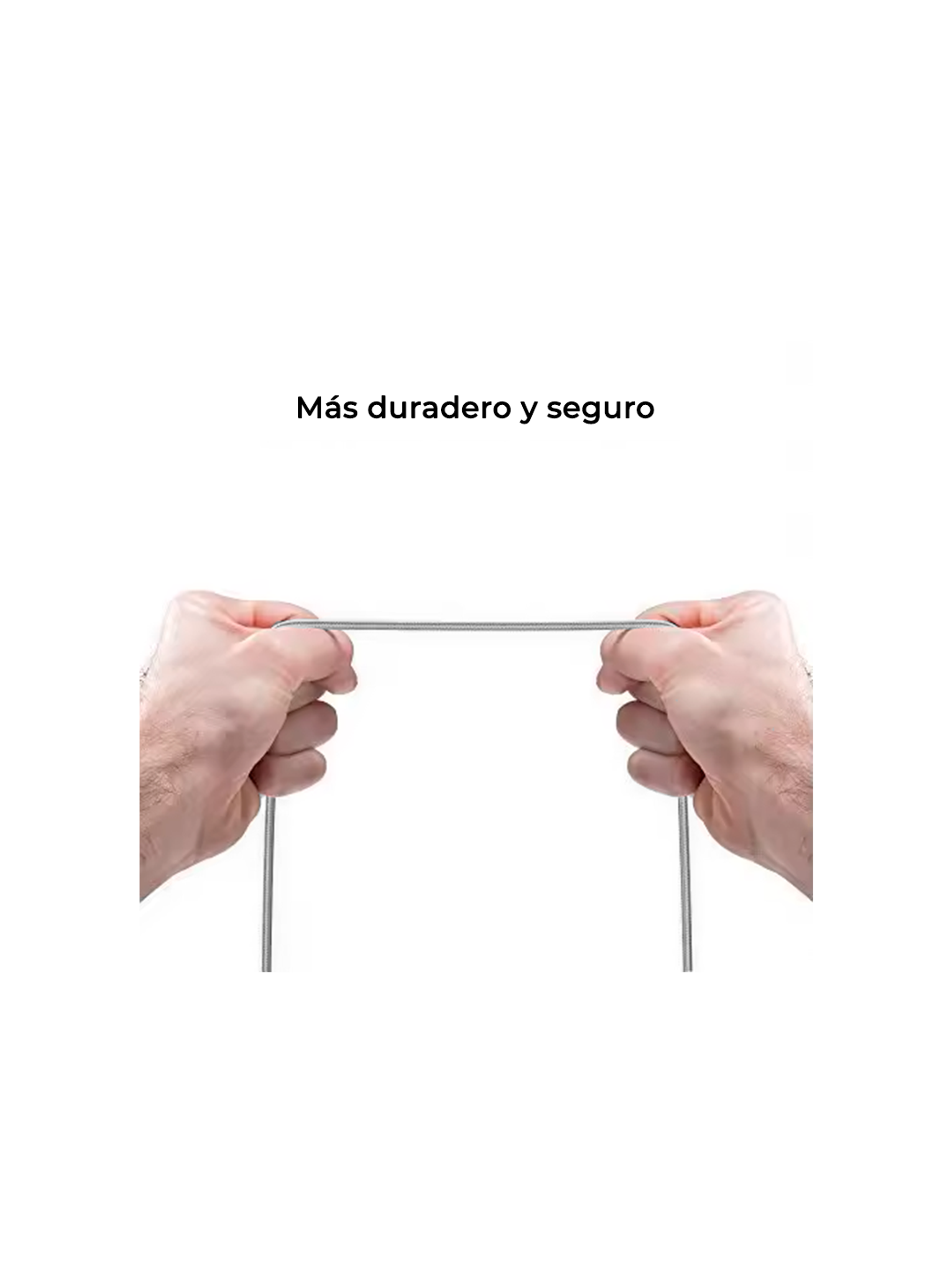 Cable Trenzado Reforzado Usb A Micro Usb 1 Metro 100w 6