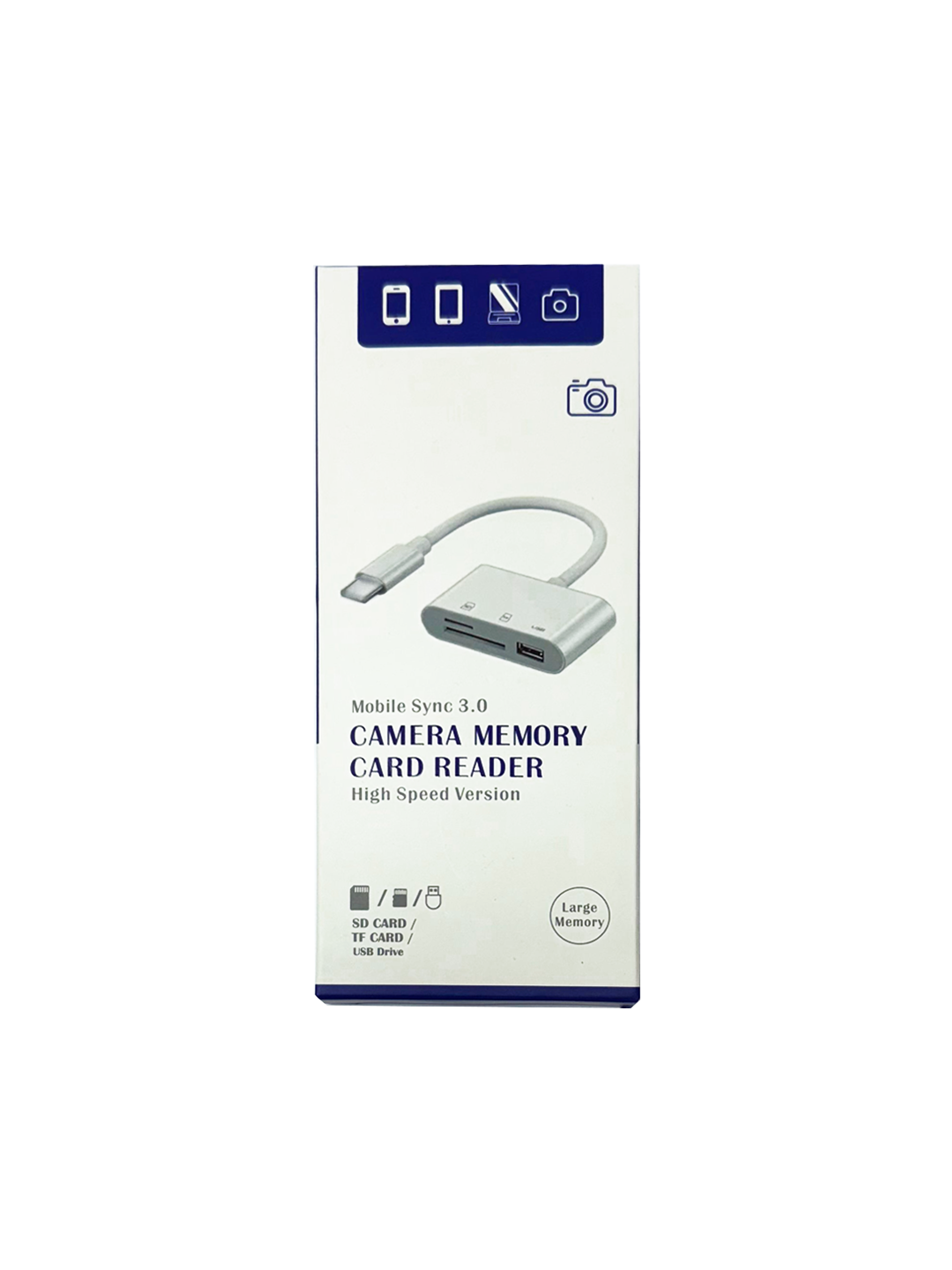 Adaptador Lector Sd Multifunción Tipo C Usb Transfer 3 En 1 1