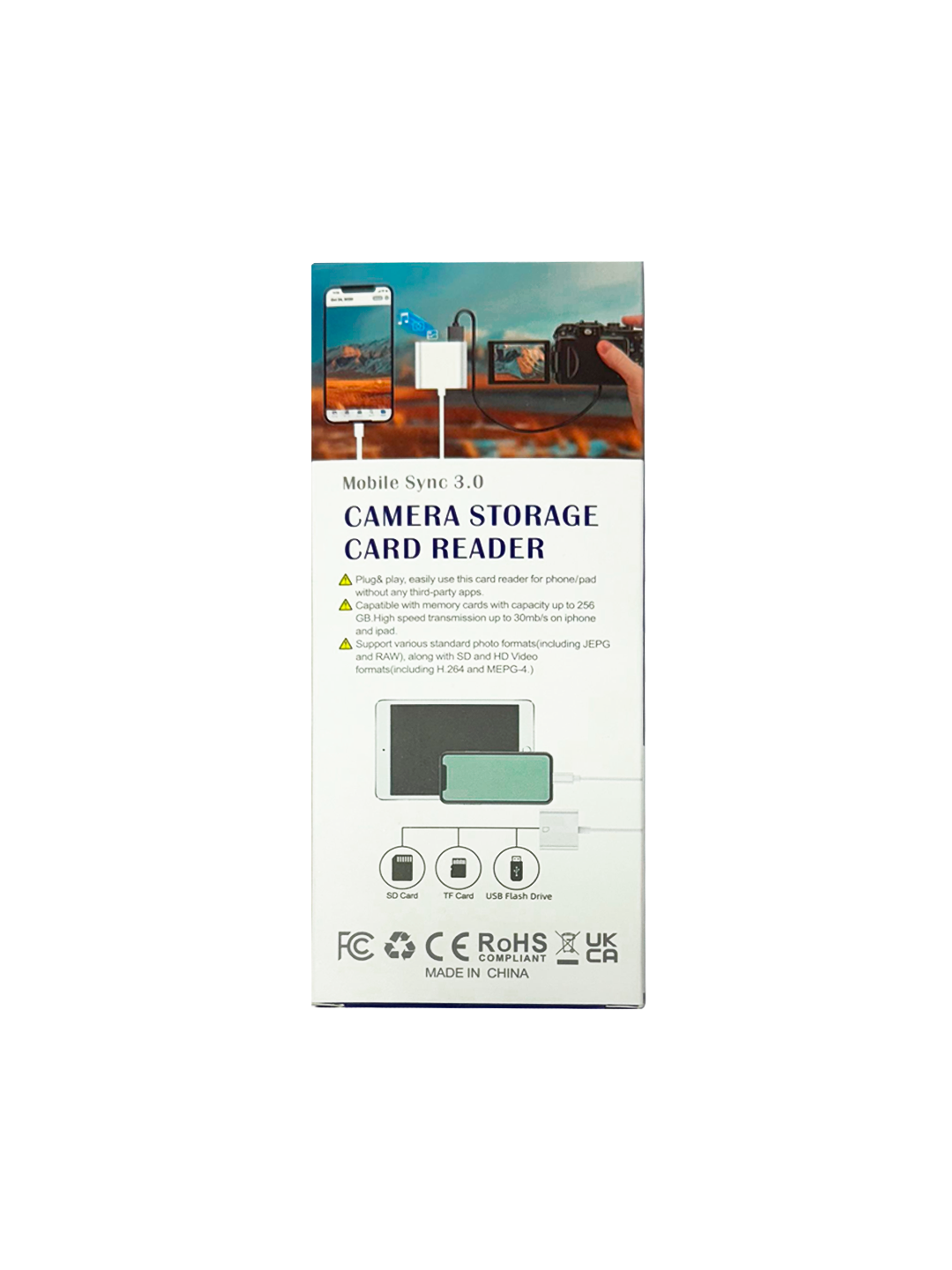 Adaptador Lector Sd Multifunción Tipo C Usb Transfer 3 En 1 5