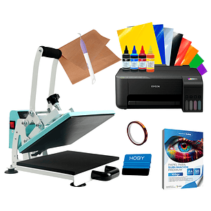 Kit Plancha Estampadora Sublimadora Sublipress 23 x 30 cm + Impresora Epson L1250