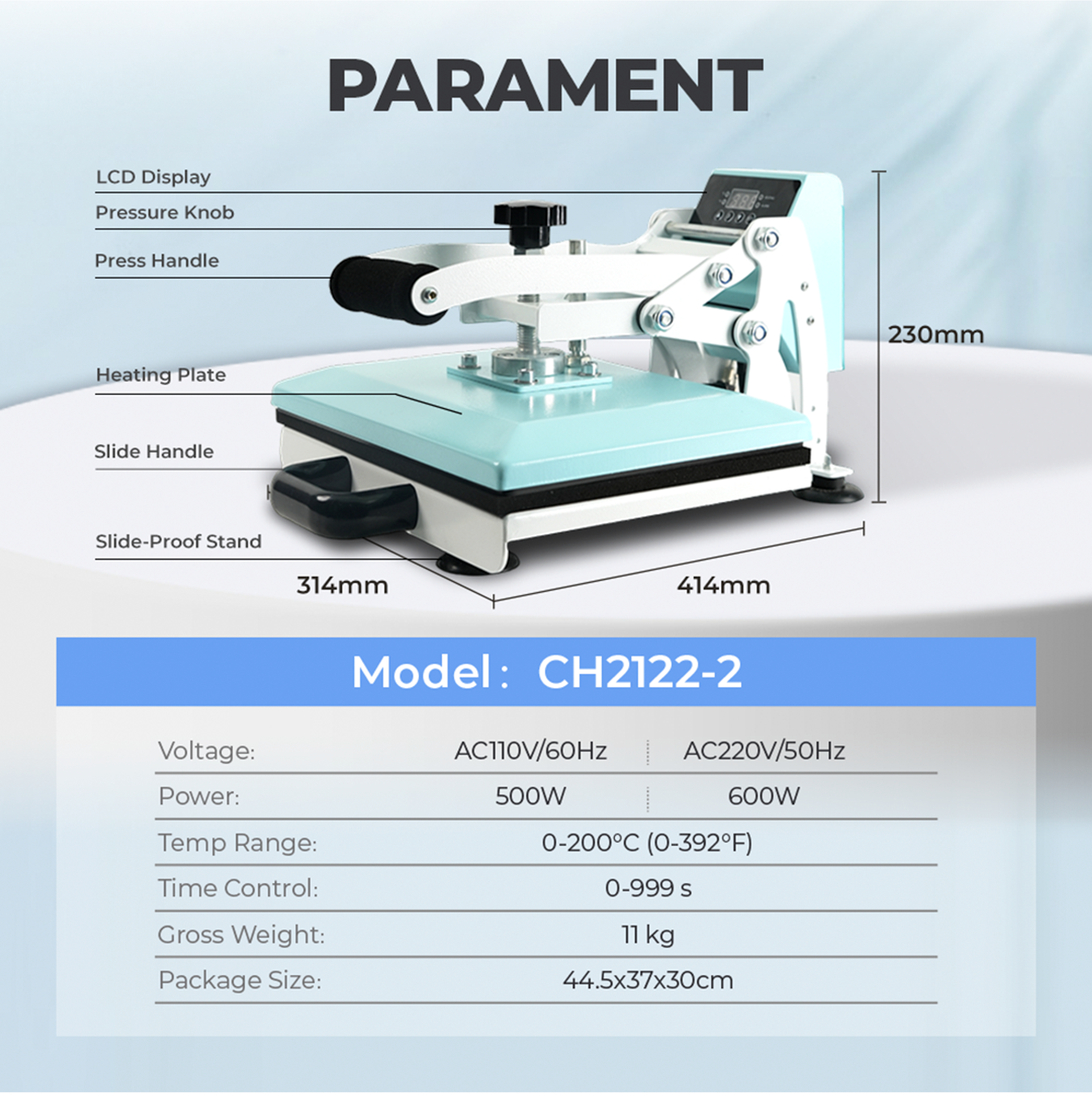 Kit Plancha Estampadora Sublimadora Sublipress 23 x 30 cm + Impresora Epson F170 Surecolor 10