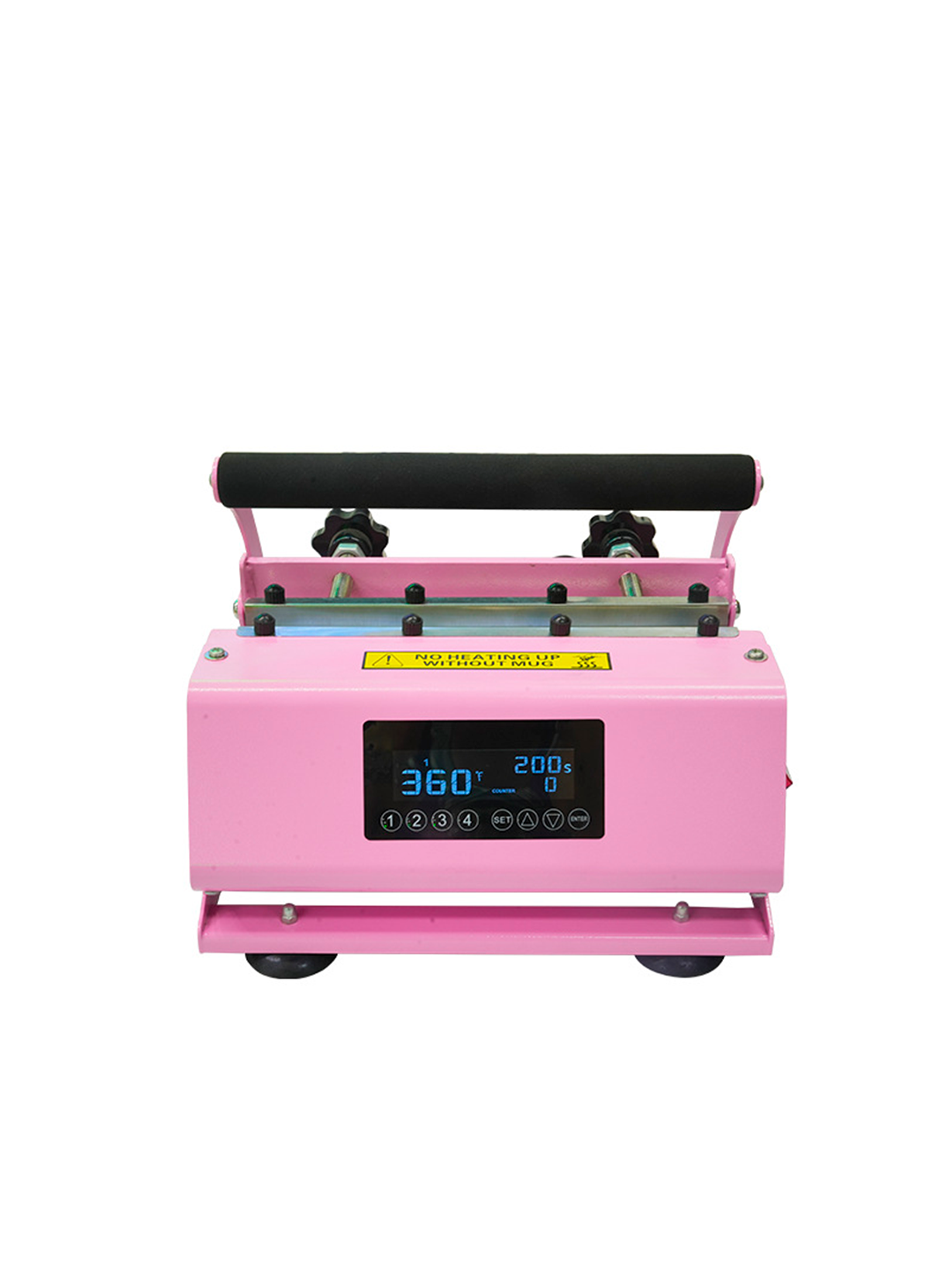 Kit Estampadora de tazones Doble Sublipress rosada + Insumos iniciales 4