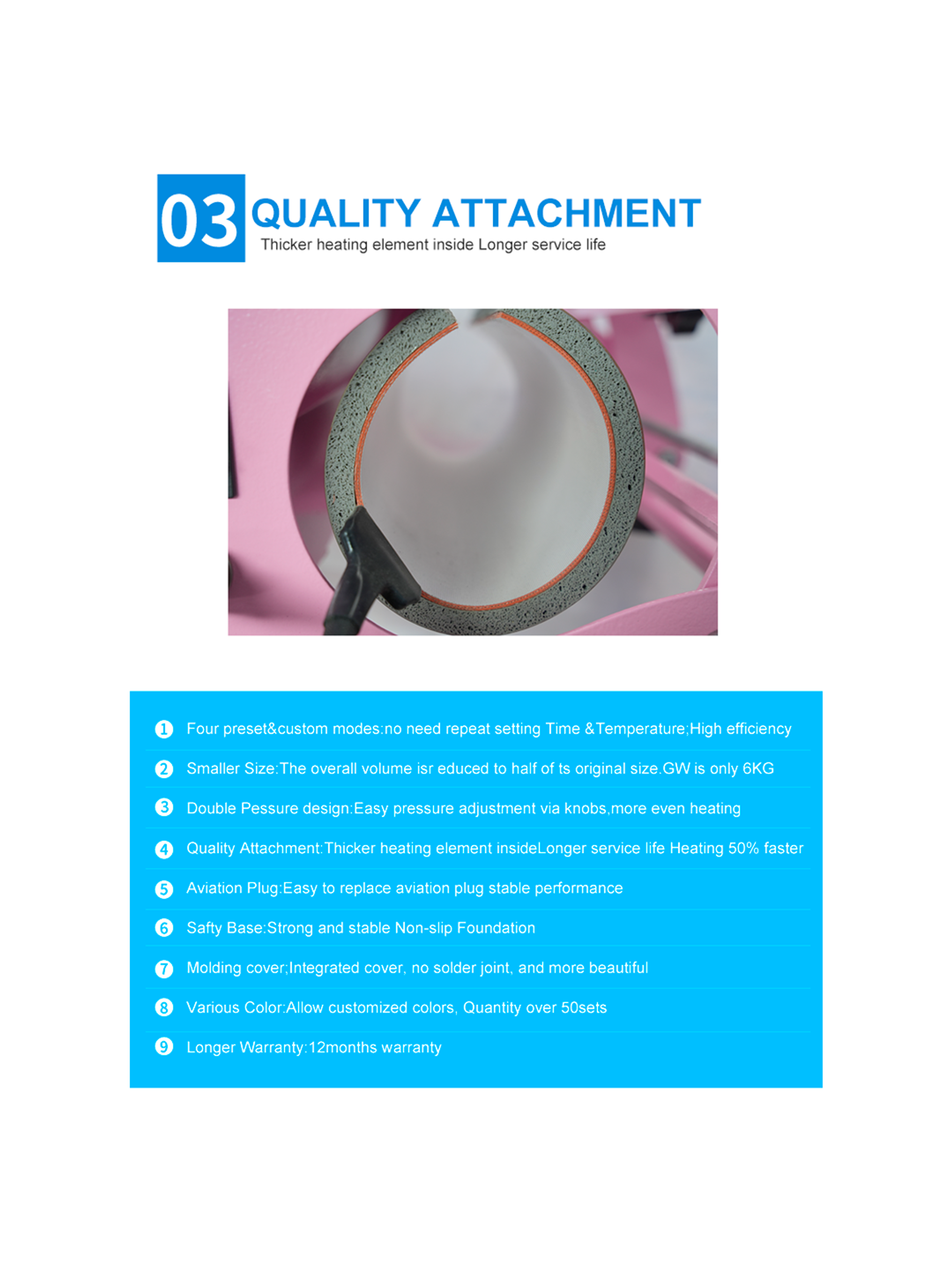 Kit Estampadora de tazones Doble Sublipress rosada + Insumos iniciales 6