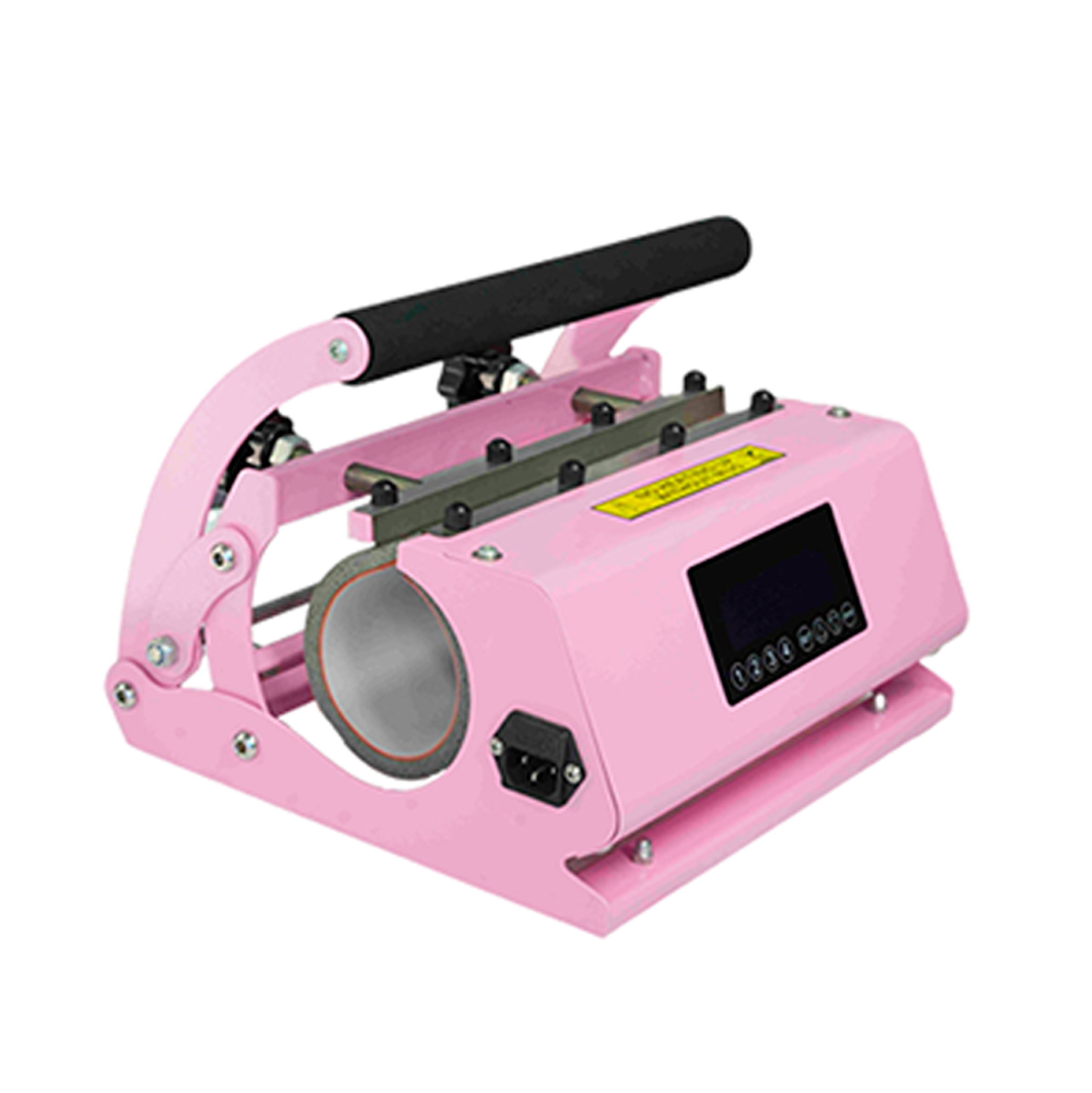 Kit Estampadora de tazones Doble Sublipress rosada + Insumos iniciales 7