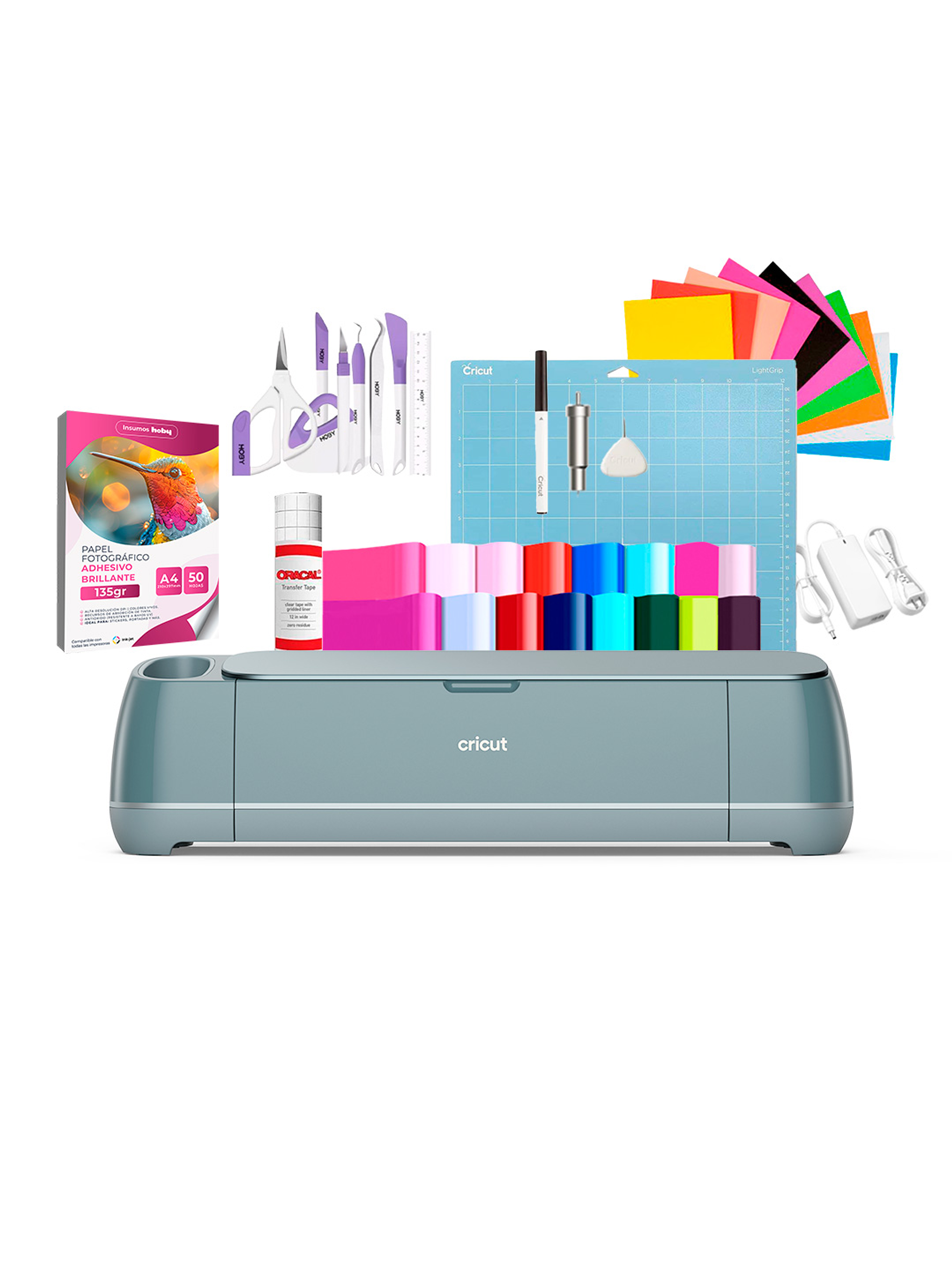 Kit Plotter De Corte Cricut Maker 4 + Tapete + Insumos Cr32 1