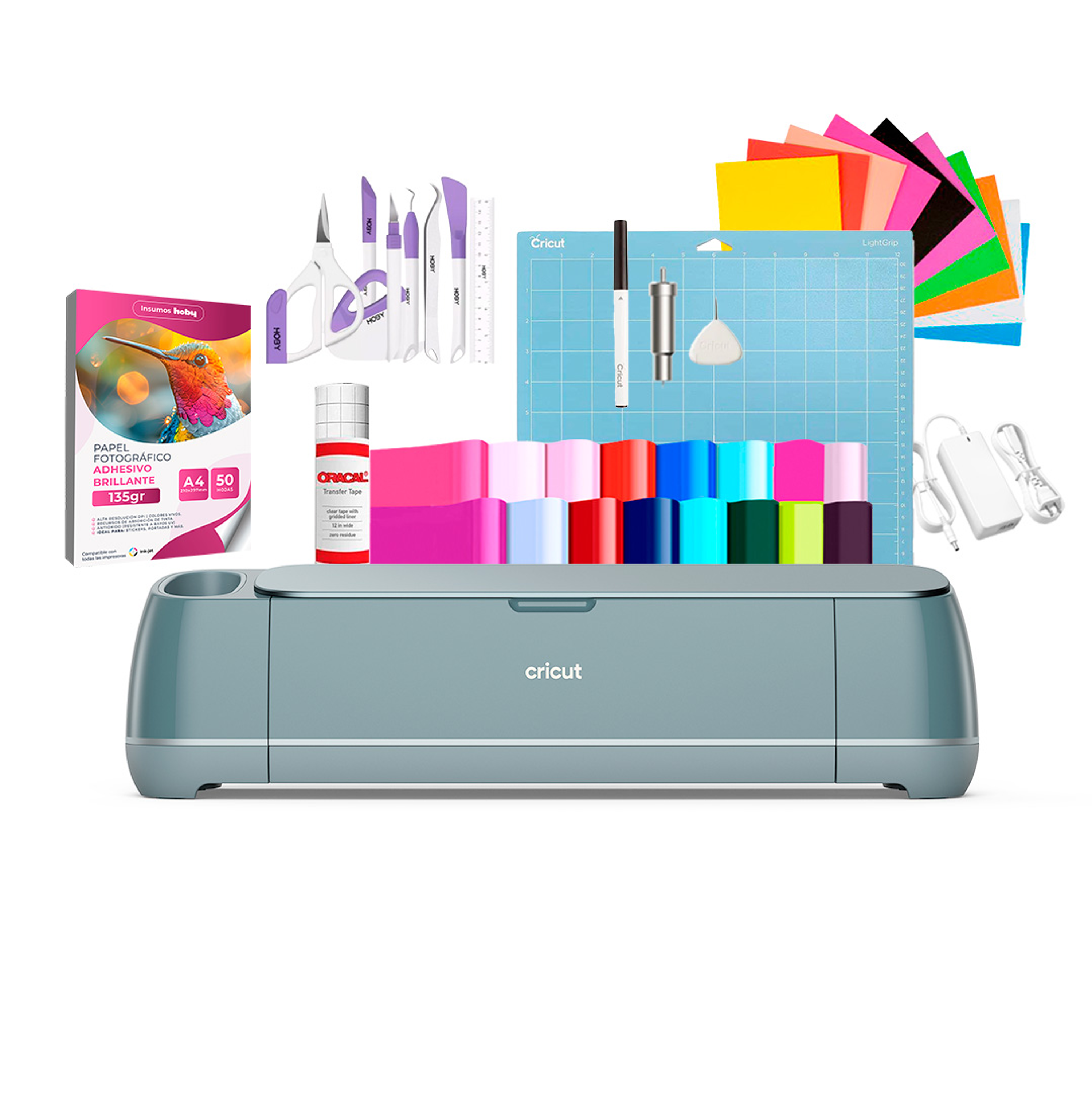 Kit Plotter De Corte Cricut Maker 4 + Tapete + Insumos Cr32 1