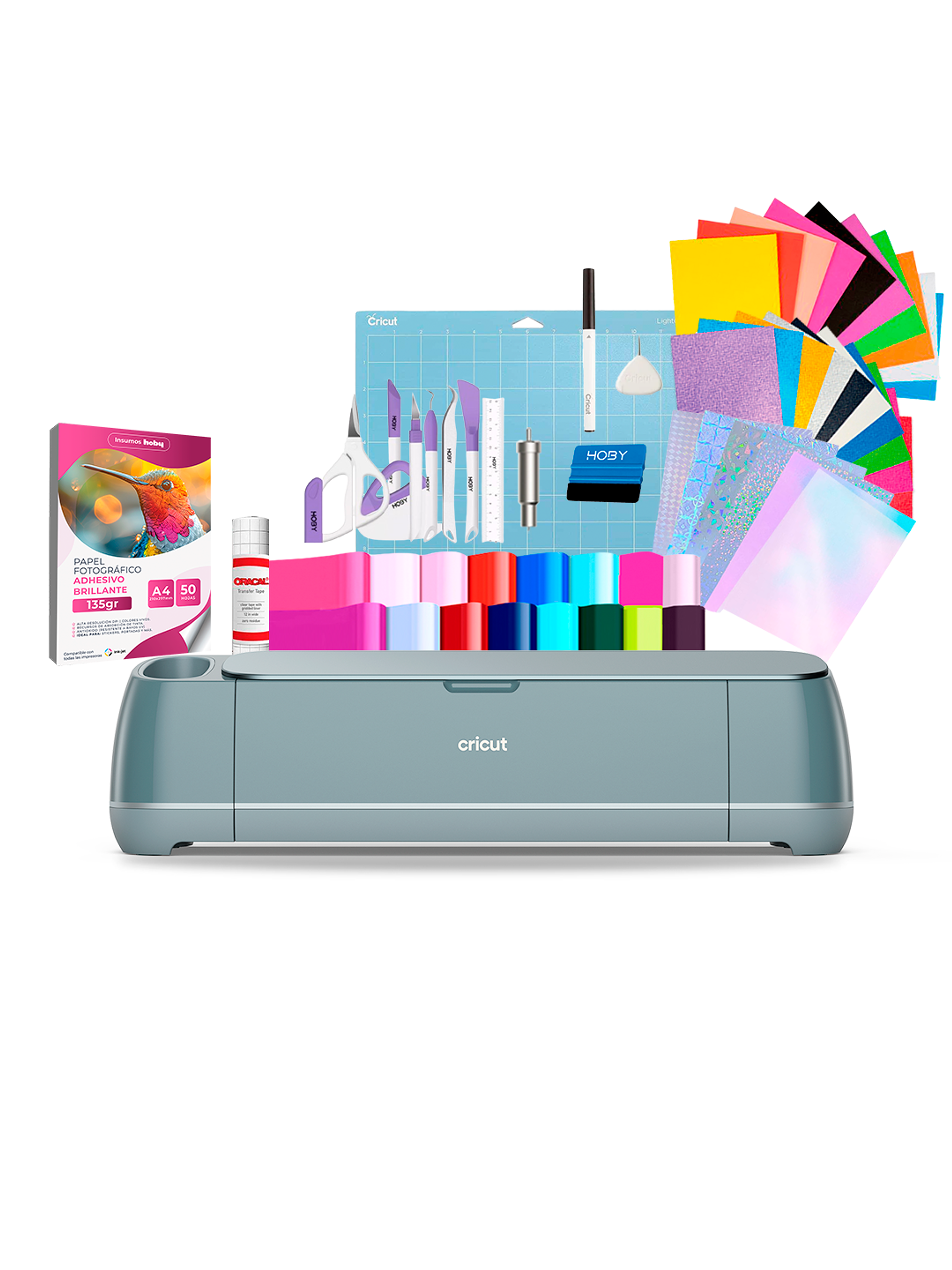 Kit Plotter De Corte Cricut Maker 4 + Insumos y herramientas Cr33 1