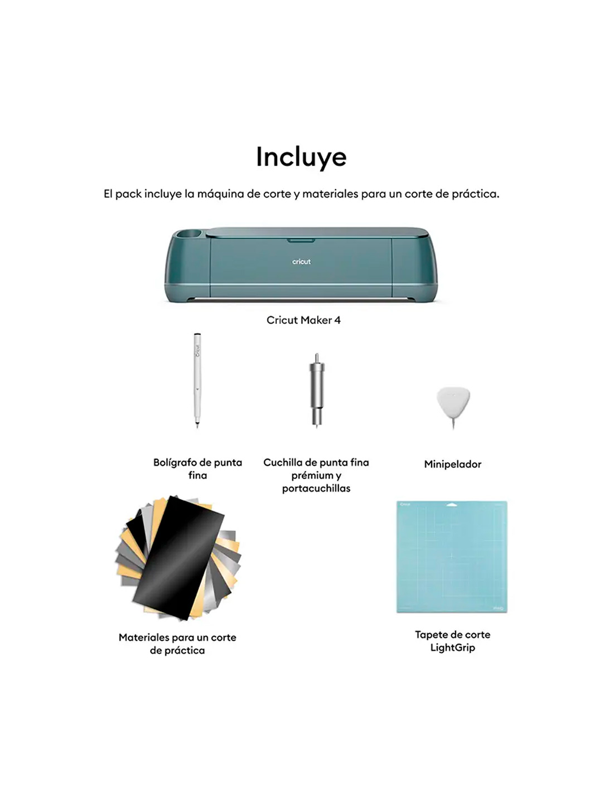 Kit Plotter Cricut Maker 4 + Cuchillas + Insumos Cr34 6
