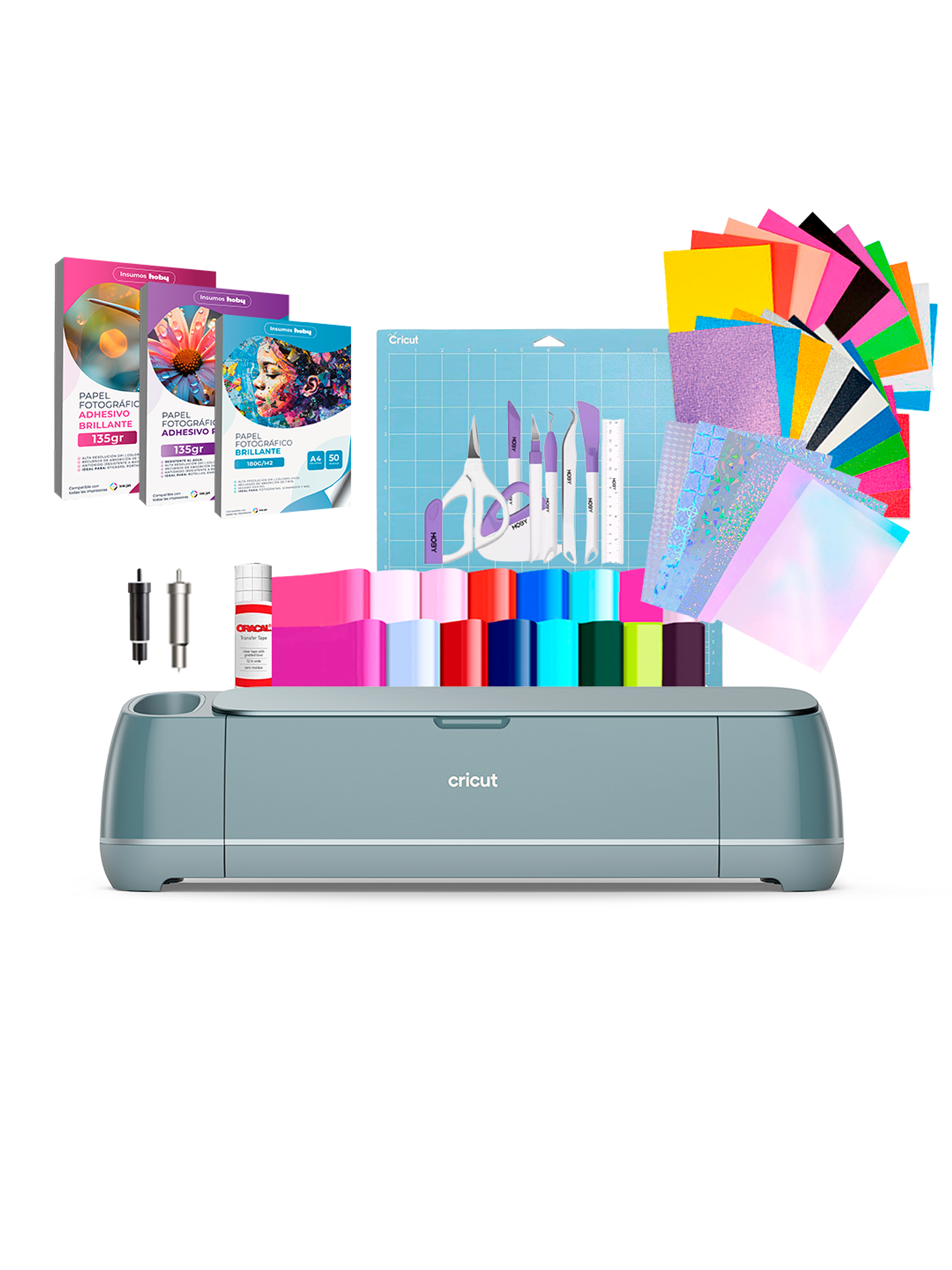 Kit Plotter Cricut Maker 4 + Cuchillas + Insumos Cr34 1