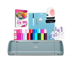 Kit Cricut Maker 4 + Estampadora Mini Hoby + Insumos Cr36