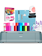 Kit Cricut Maker 4 + Estampadora Mini Hoby + Insumos Cr36 - Miniatura 1
