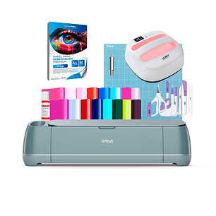 Kit Plotter Cricut Maker 4 + Estampadora 24x24cm HobyPress Cr37