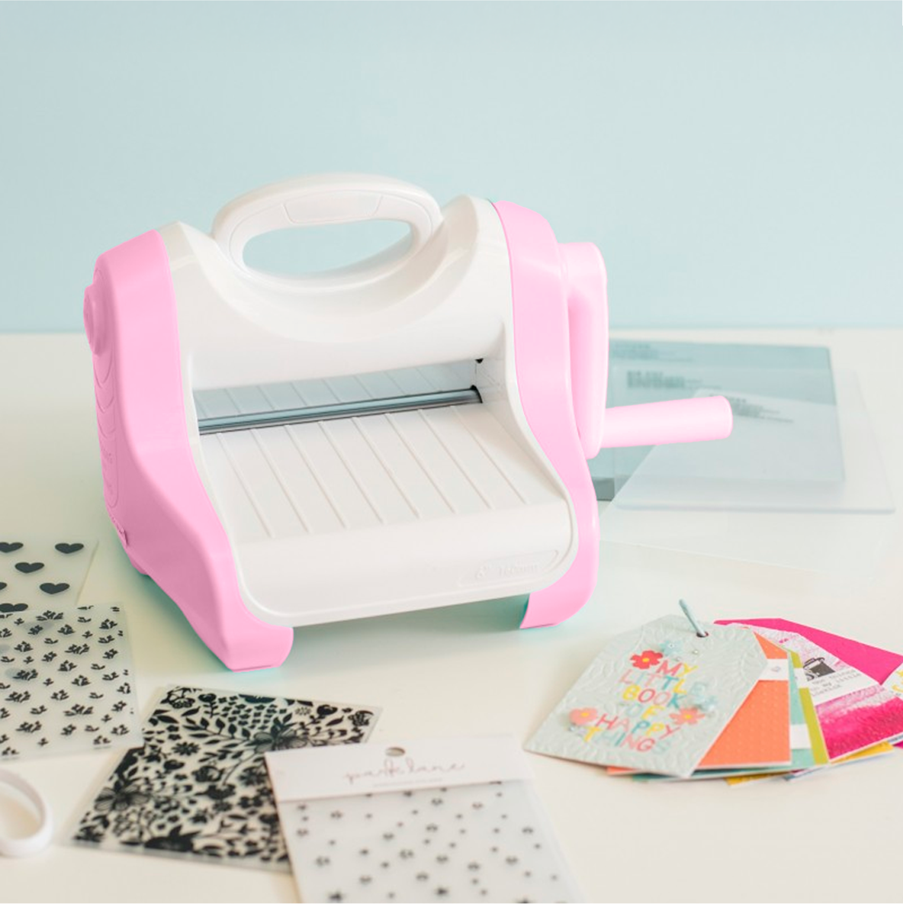 Troqueladora y texturizadora manual A5 para embossing y Letterpress Hoby 5