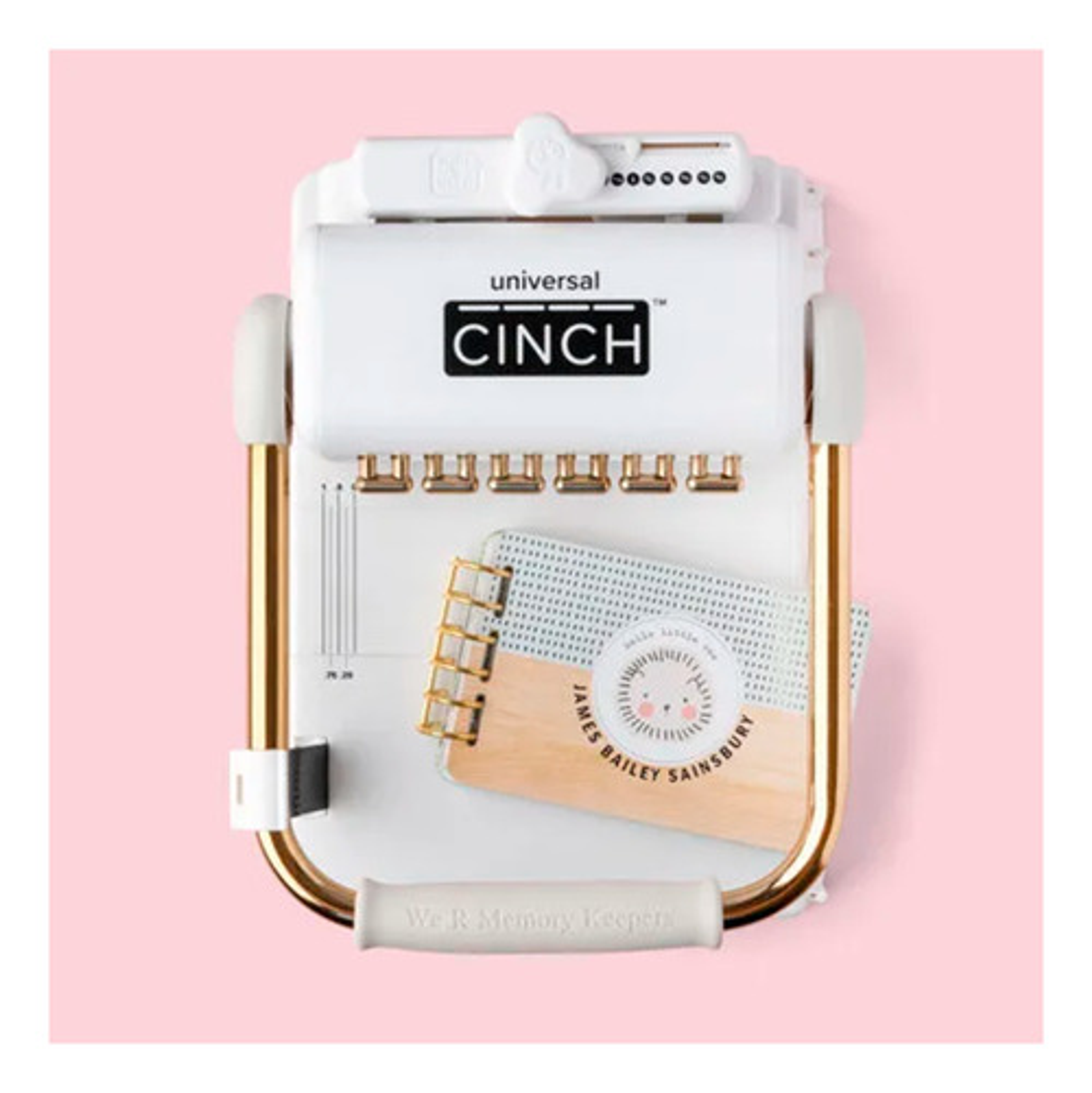 Kit Encuadernadora Universal Cinch + Laminadora Hoby A3 Rosada Uc04 4