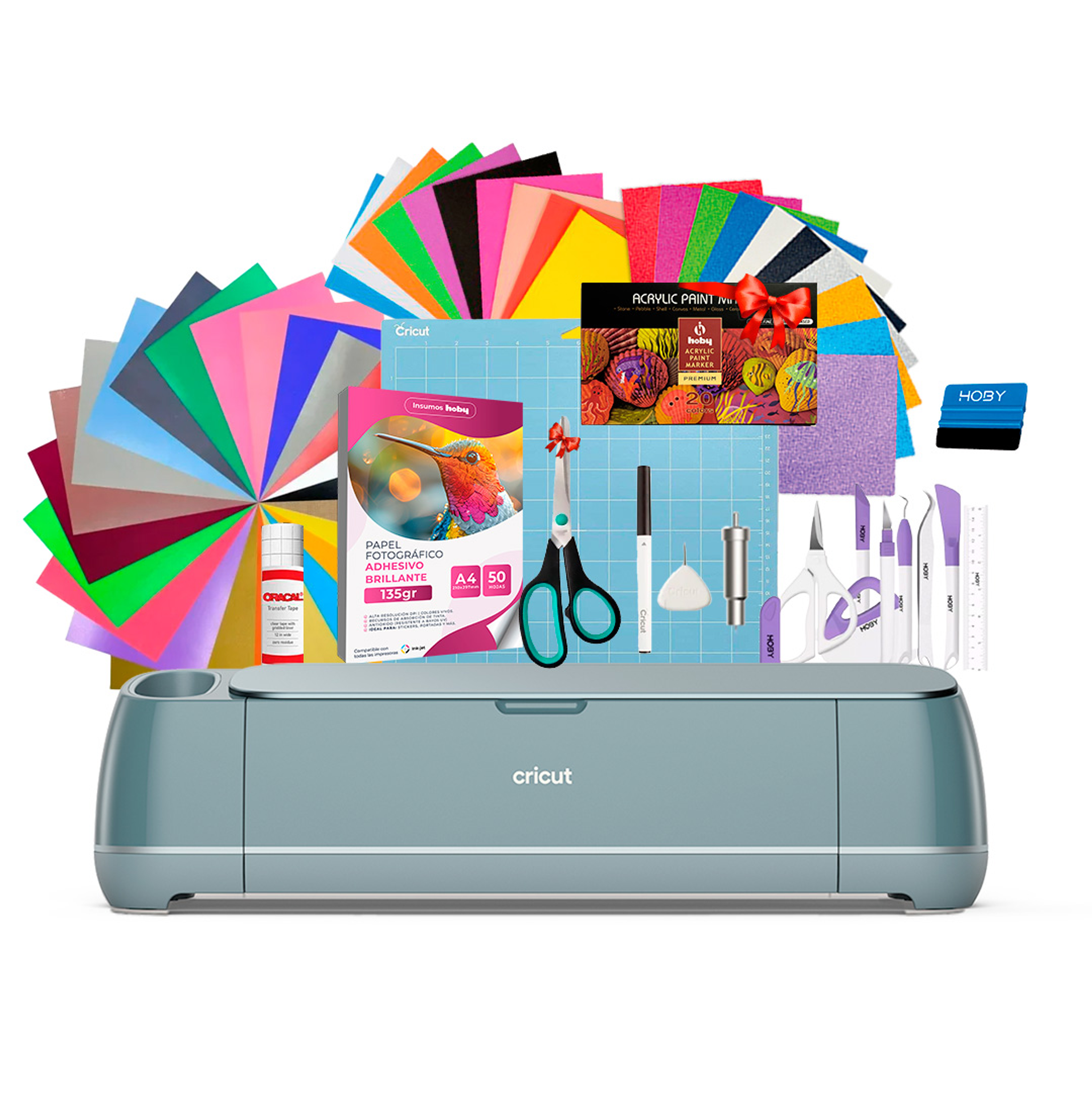 Kit Plotter Cricut Maker 4 + Insumos  y regalos Cr40 1