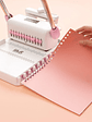 Kit Encuadernadora Cinch rosa + insumos y regalos - Miniatura 4