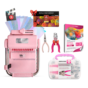 Encuadernadora Cinch + Ojetilladora Crop A Dile Regalos Cp45