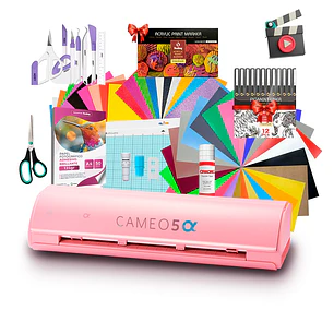 Kit Silhouette Cameo 5 Alfa + Full Insumos Y Regalos Ag15