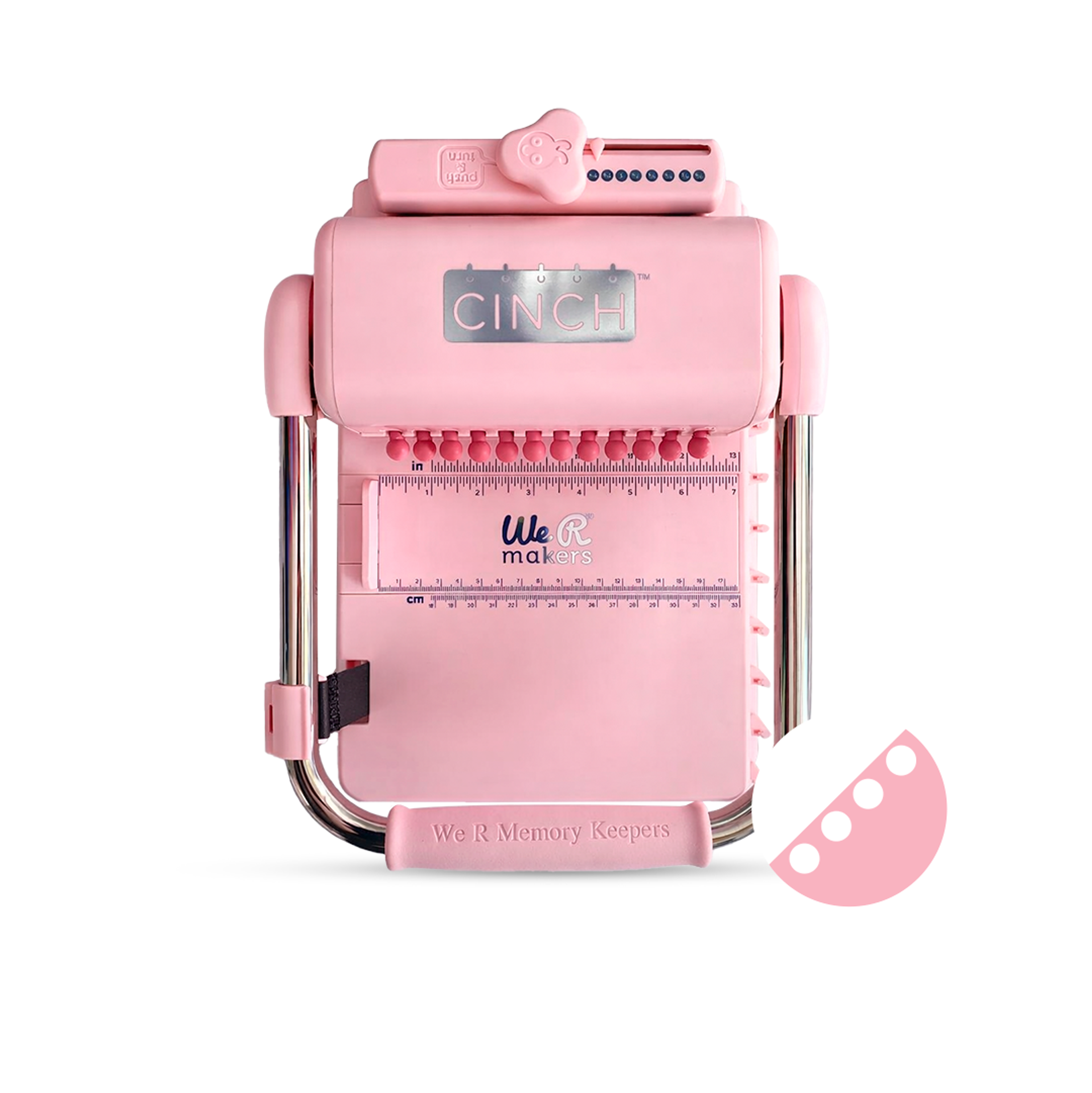 Kit De Encuadernadora Cinch Pink Rosa + Laminadora A4 + Regalos Cp15 2